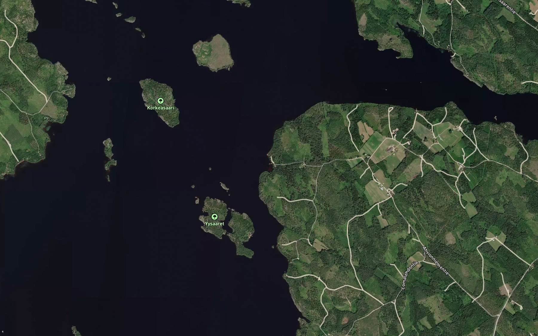 Satellite map of the Pirkonlahti
