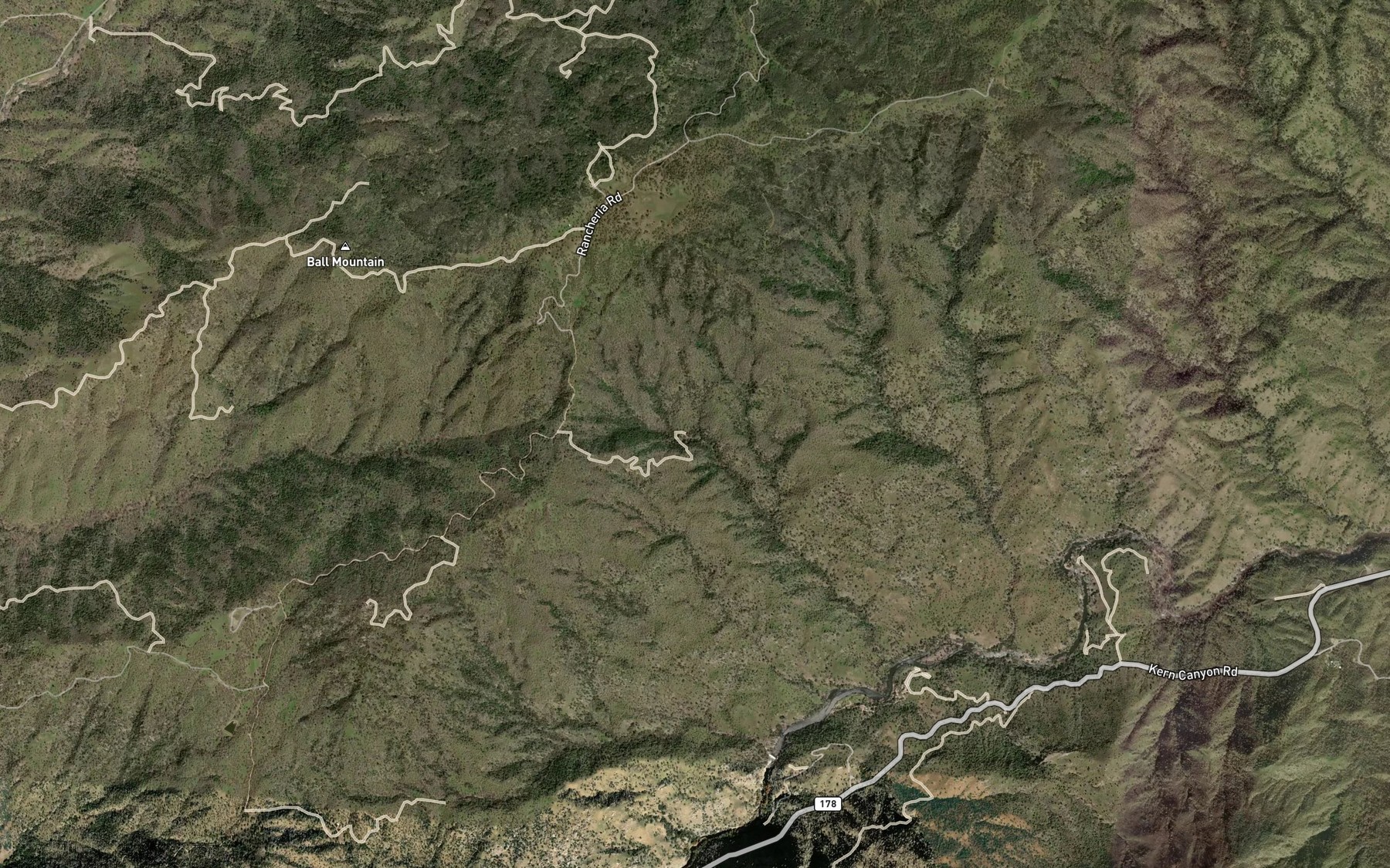 Satellite map of the Prefedio Spring