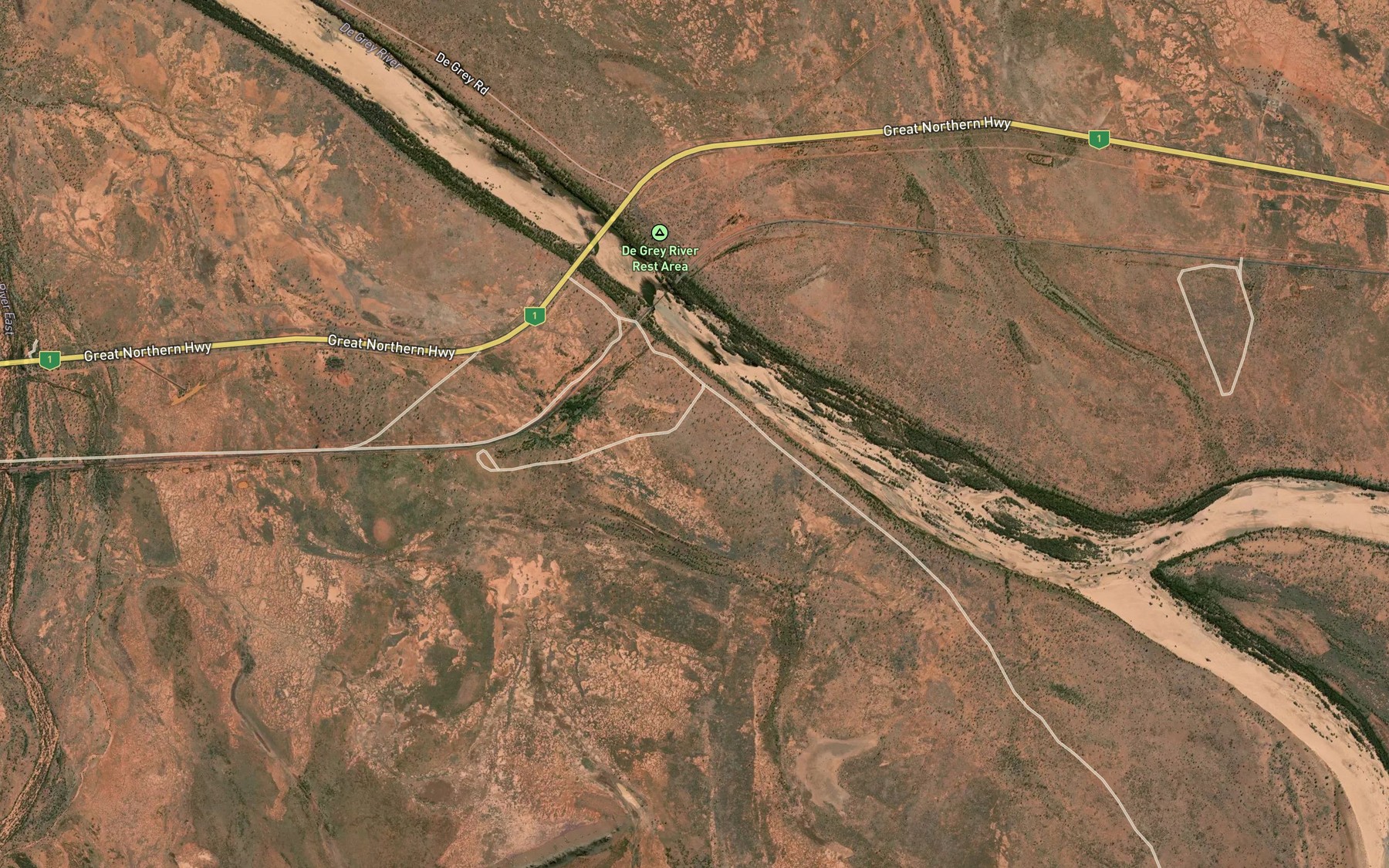 Satellite map of the Bulganyah Lake