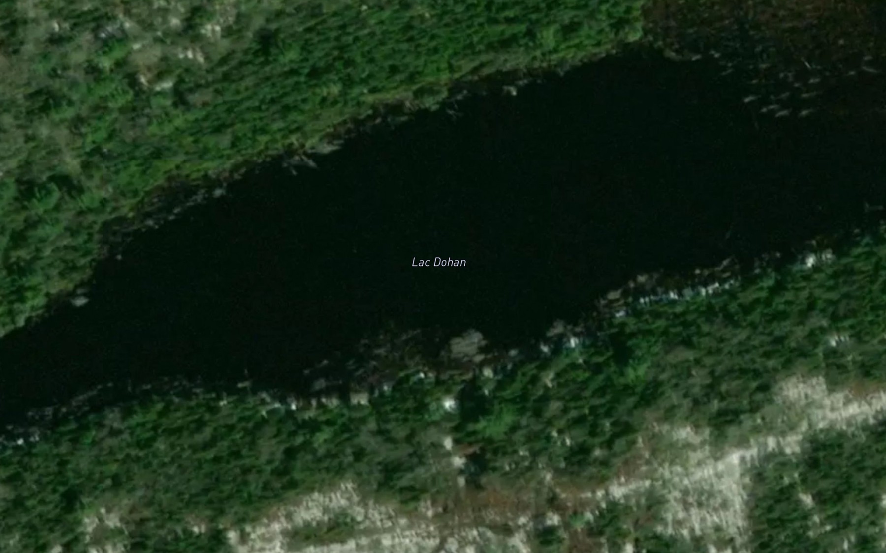 Satellite map of the Lac Dohan