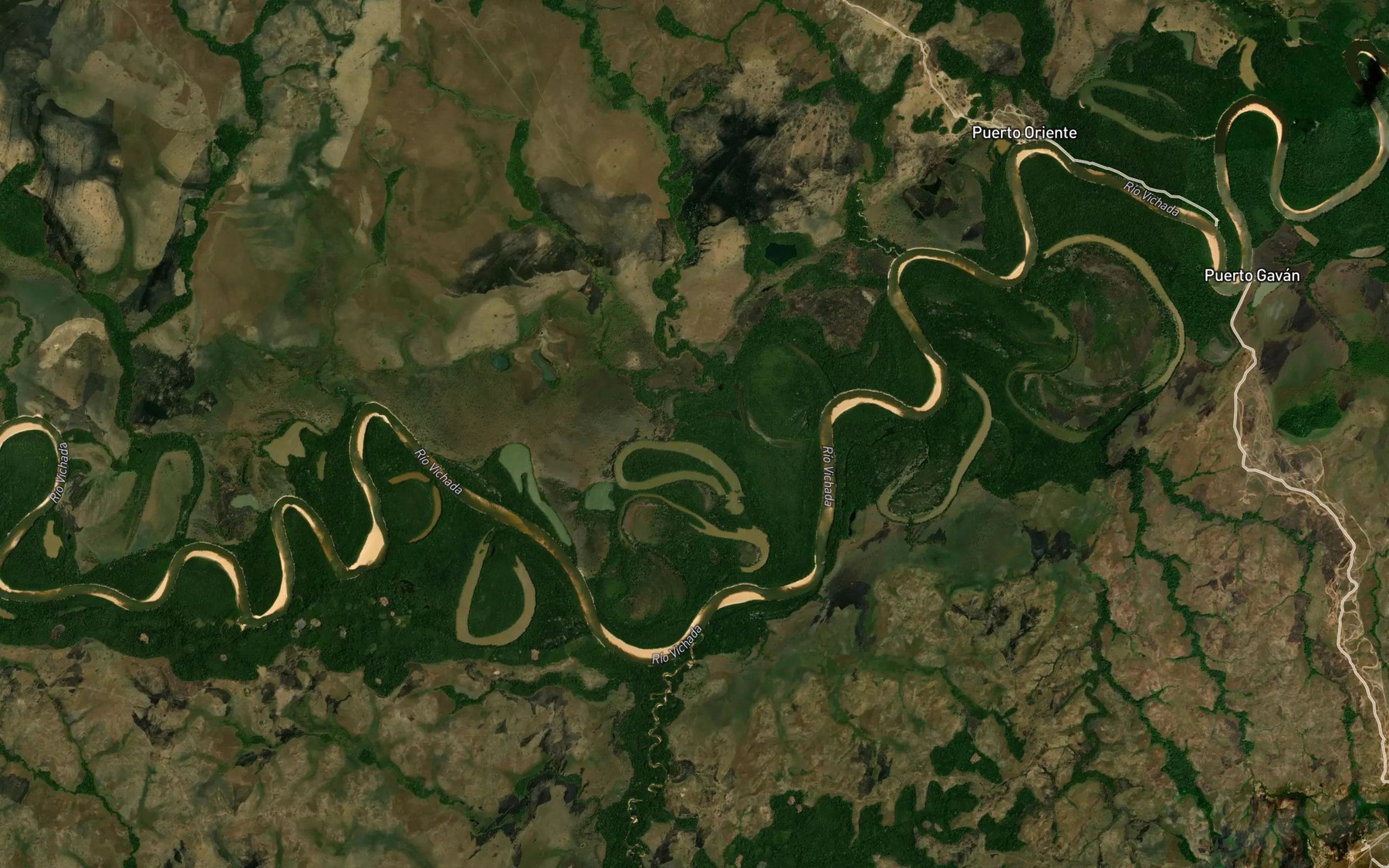 Satellite map of the Cano Ulstriana