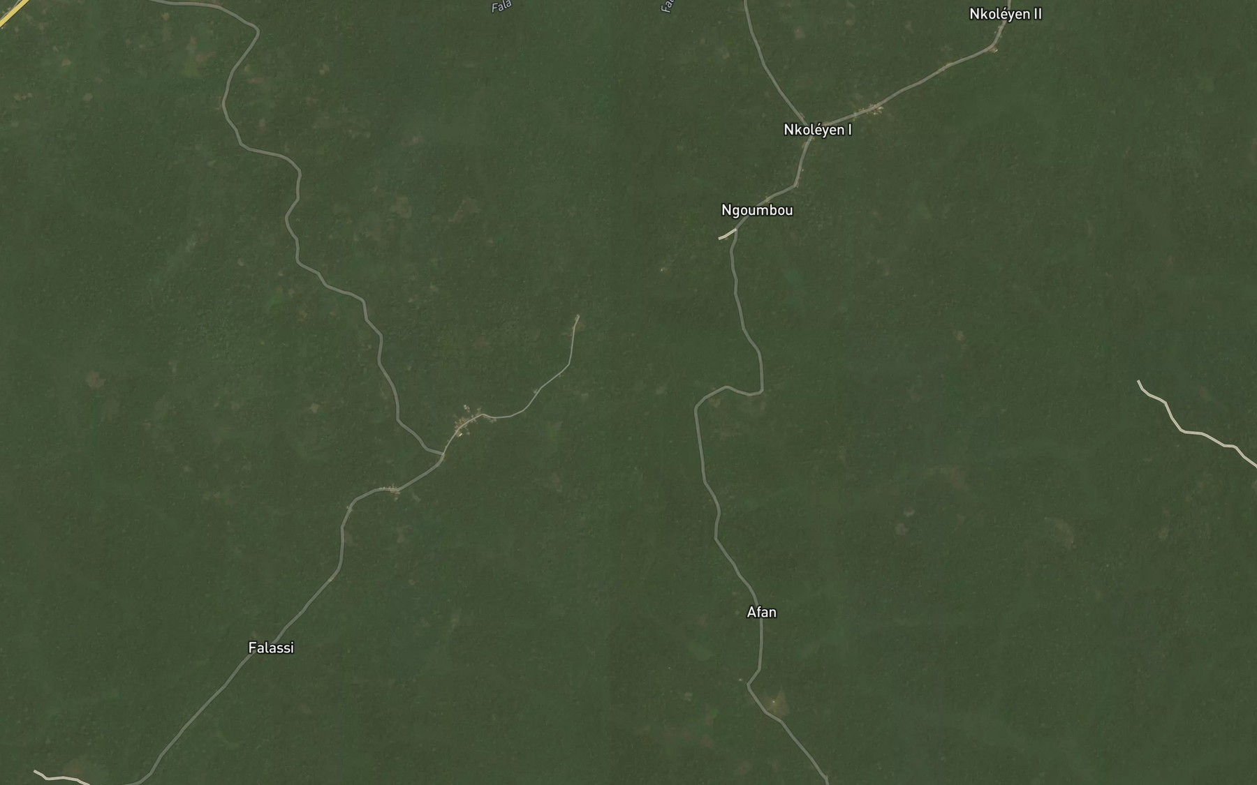 Satellite map of the Zandi