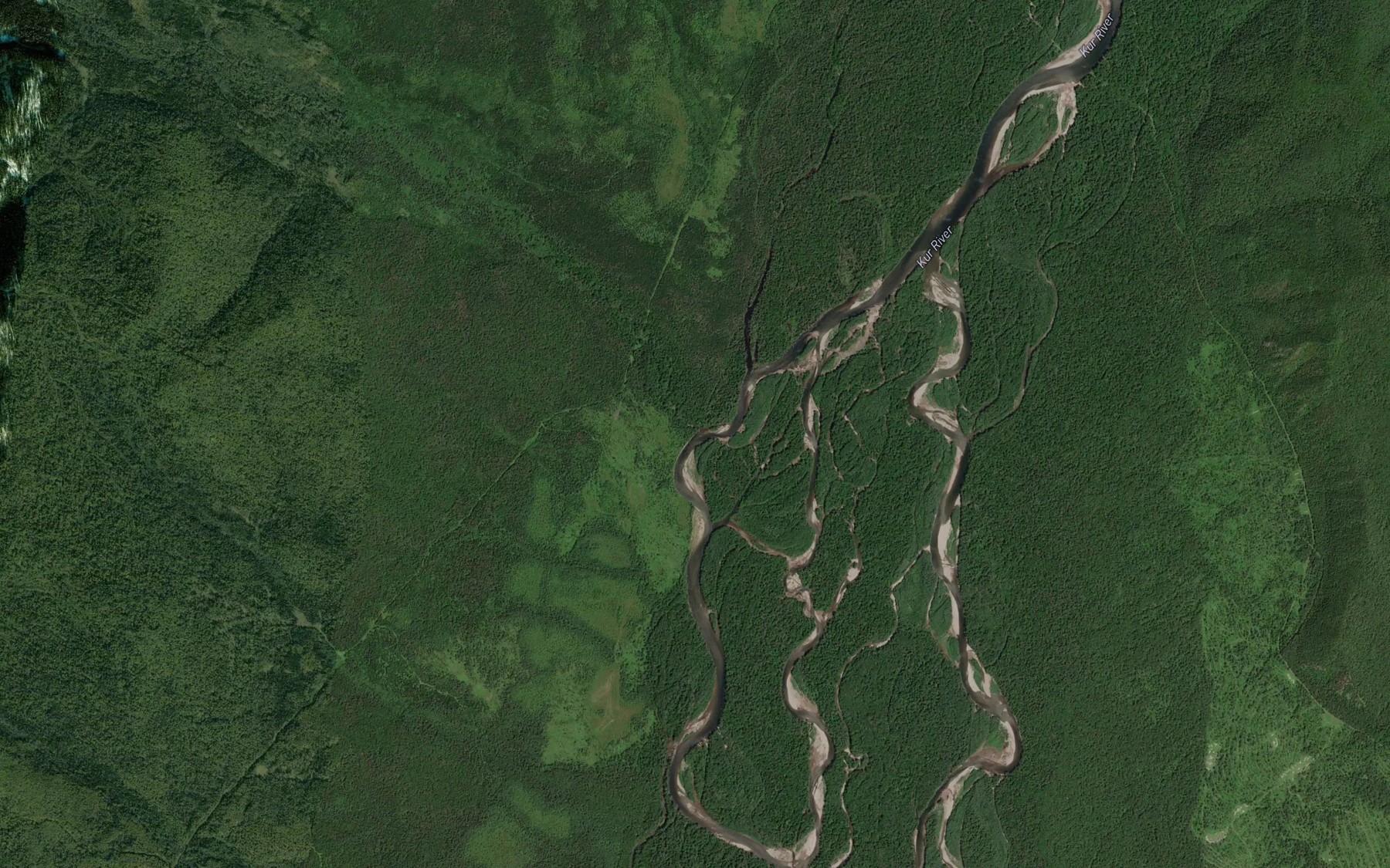 Satellite map of the Kabarozh'ya