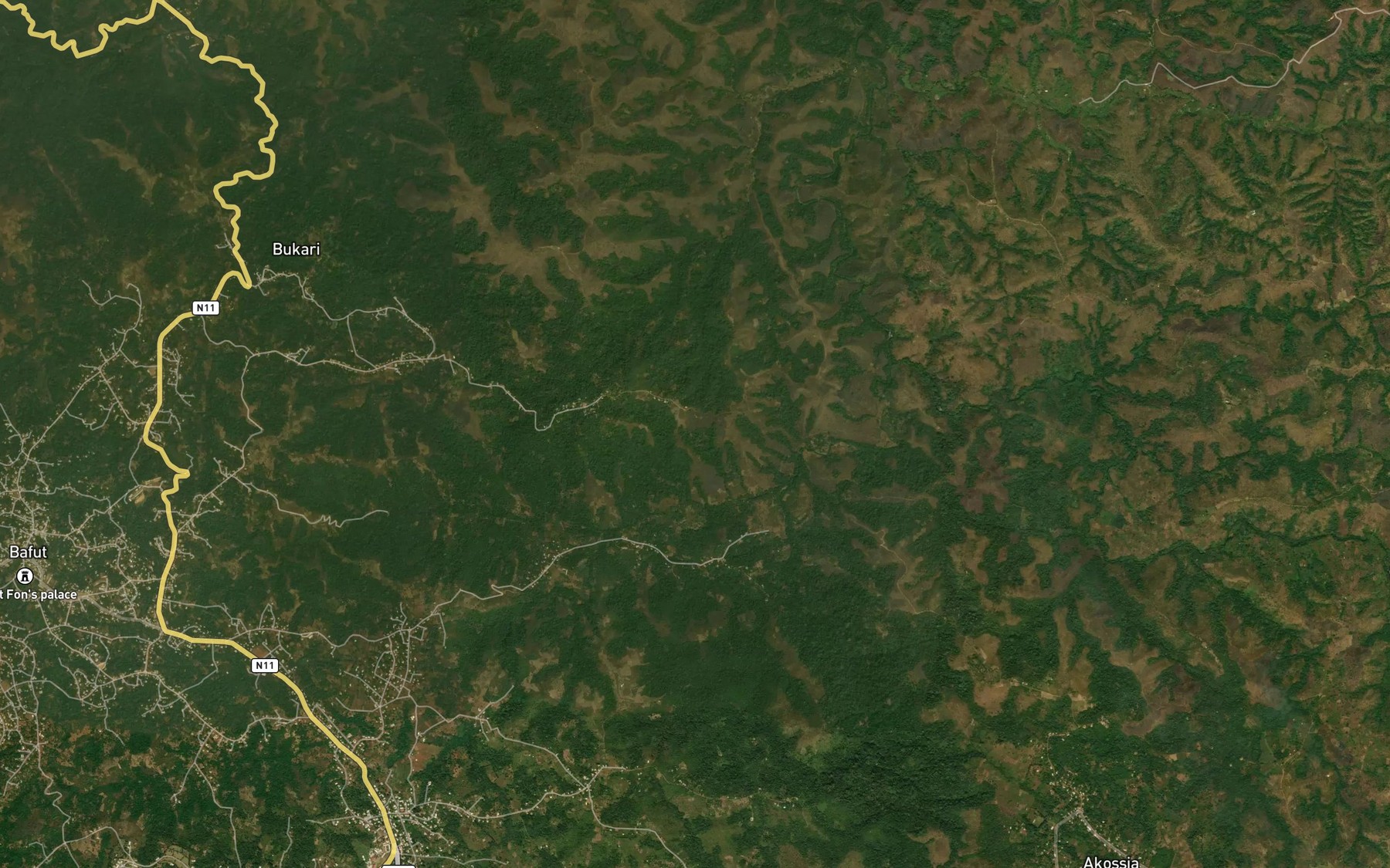 Satellite map of the Mowuss