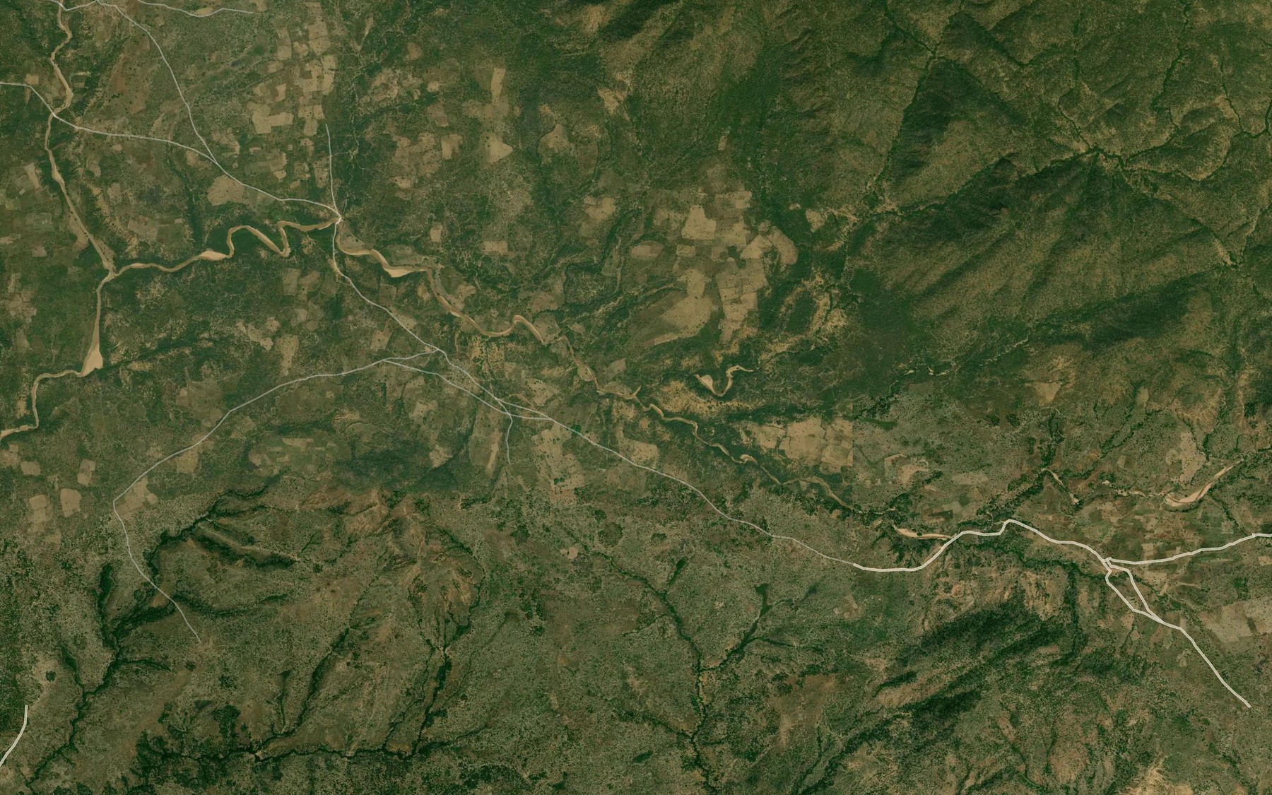 Satellite map of the River Baji