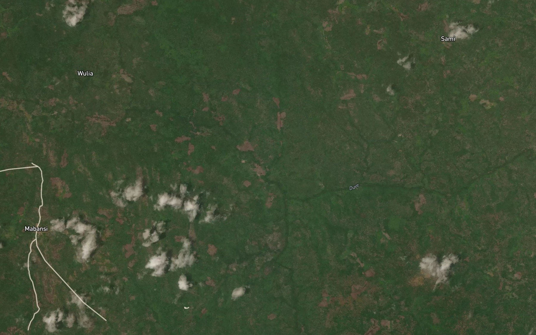 Satellite map of the Tonkolo