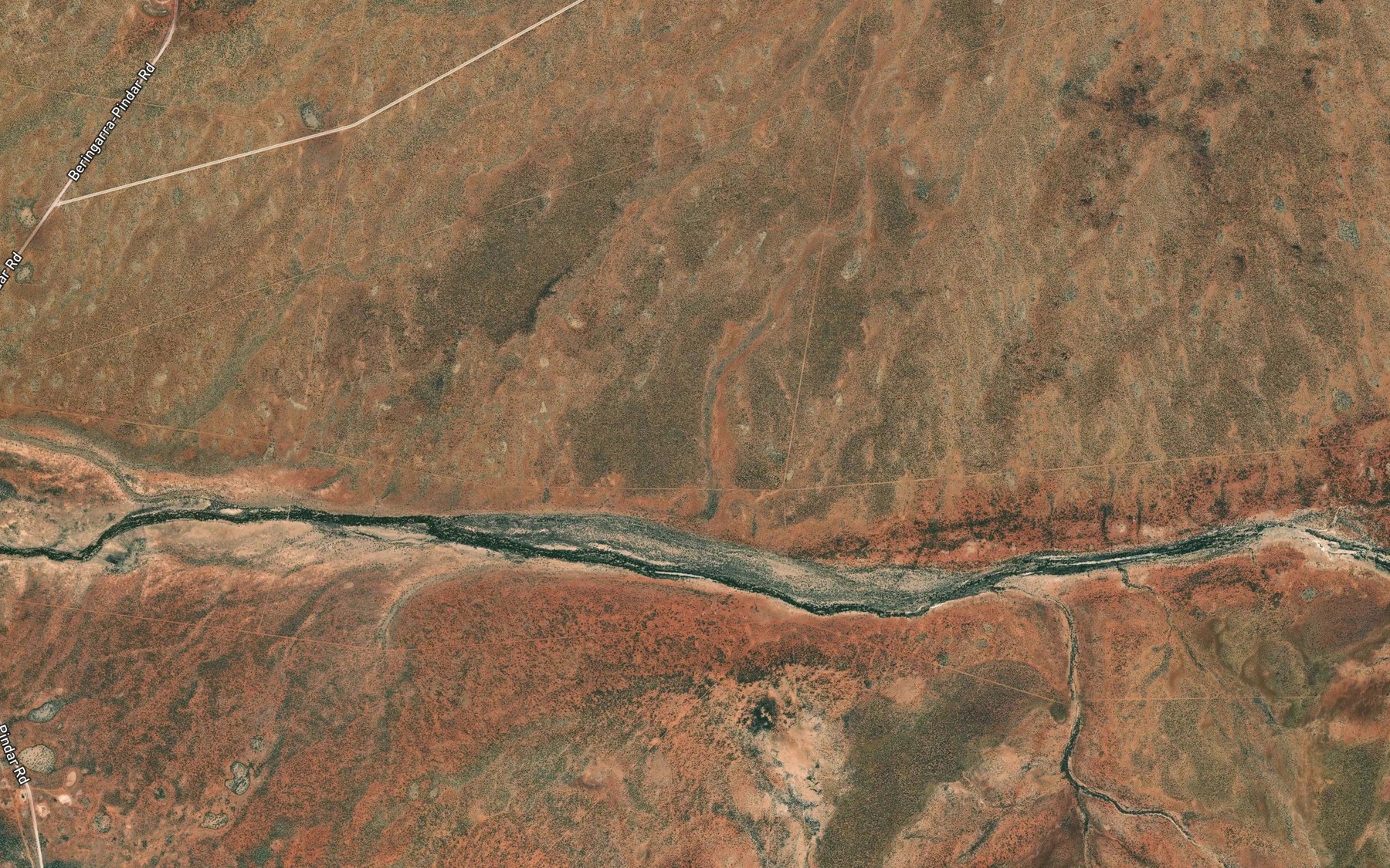 Satellite map of the Milutha Pool