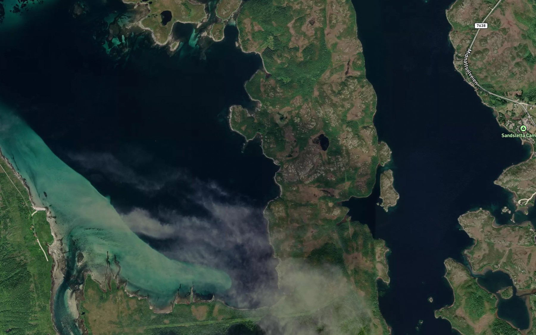 Satellite map of the Rorbukta