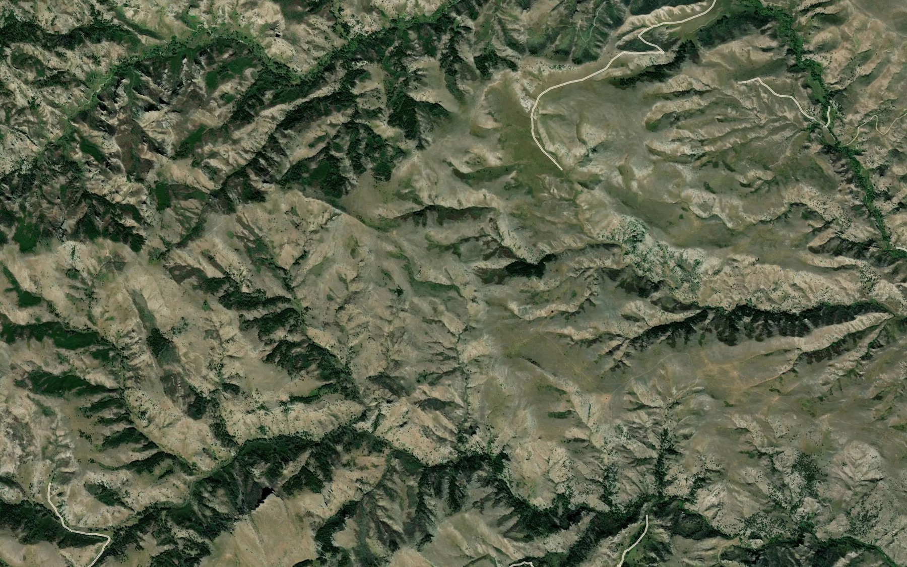 Satellite map of the Boundary Draw Spring