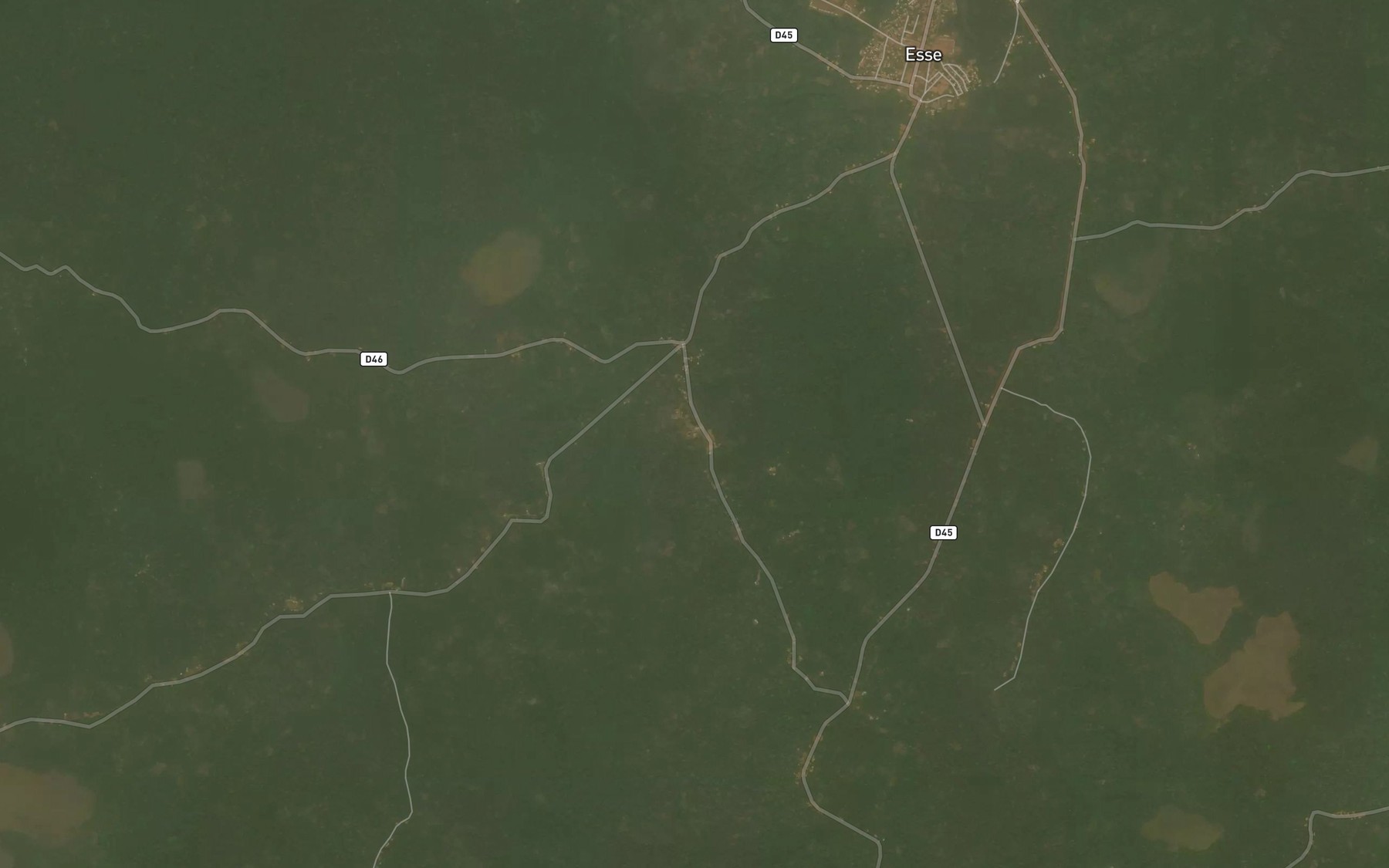 Satellite map of the Adzoko