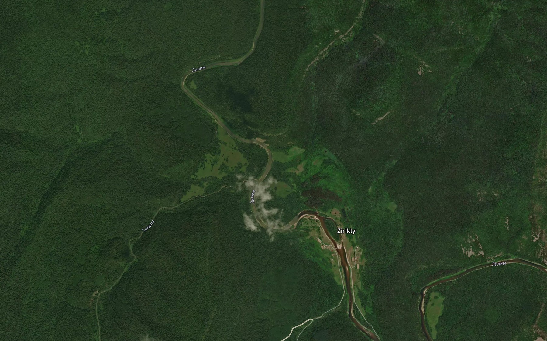 Satellite map of the Sualgan
