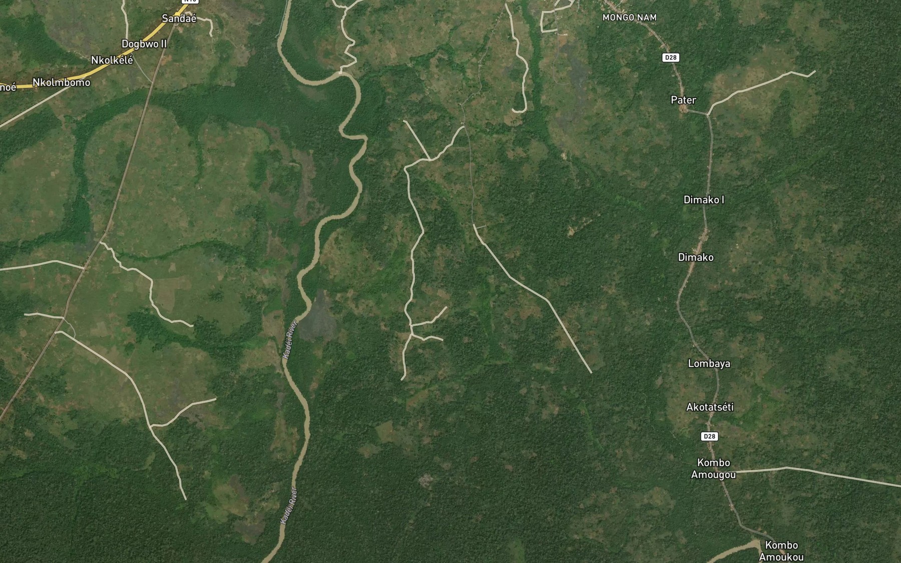 Satellite map of the Ndeng