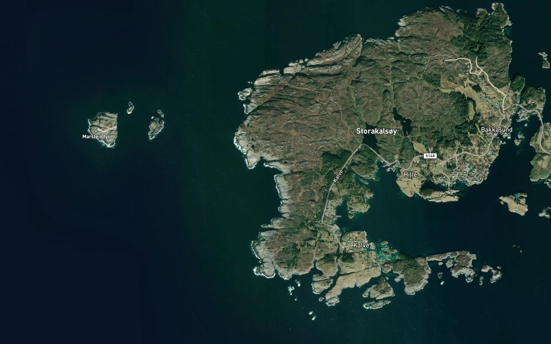 Satellite map of the Barkylpevika