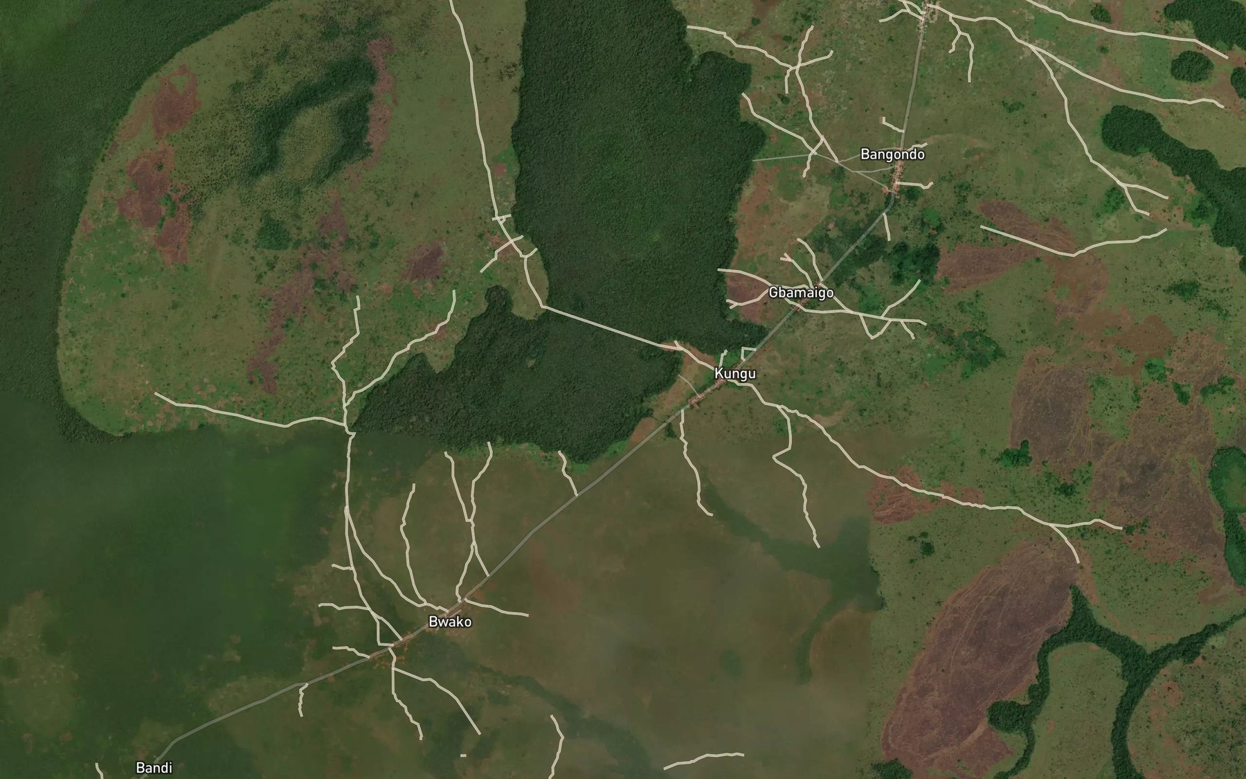 Satellite map of the Kpikpi