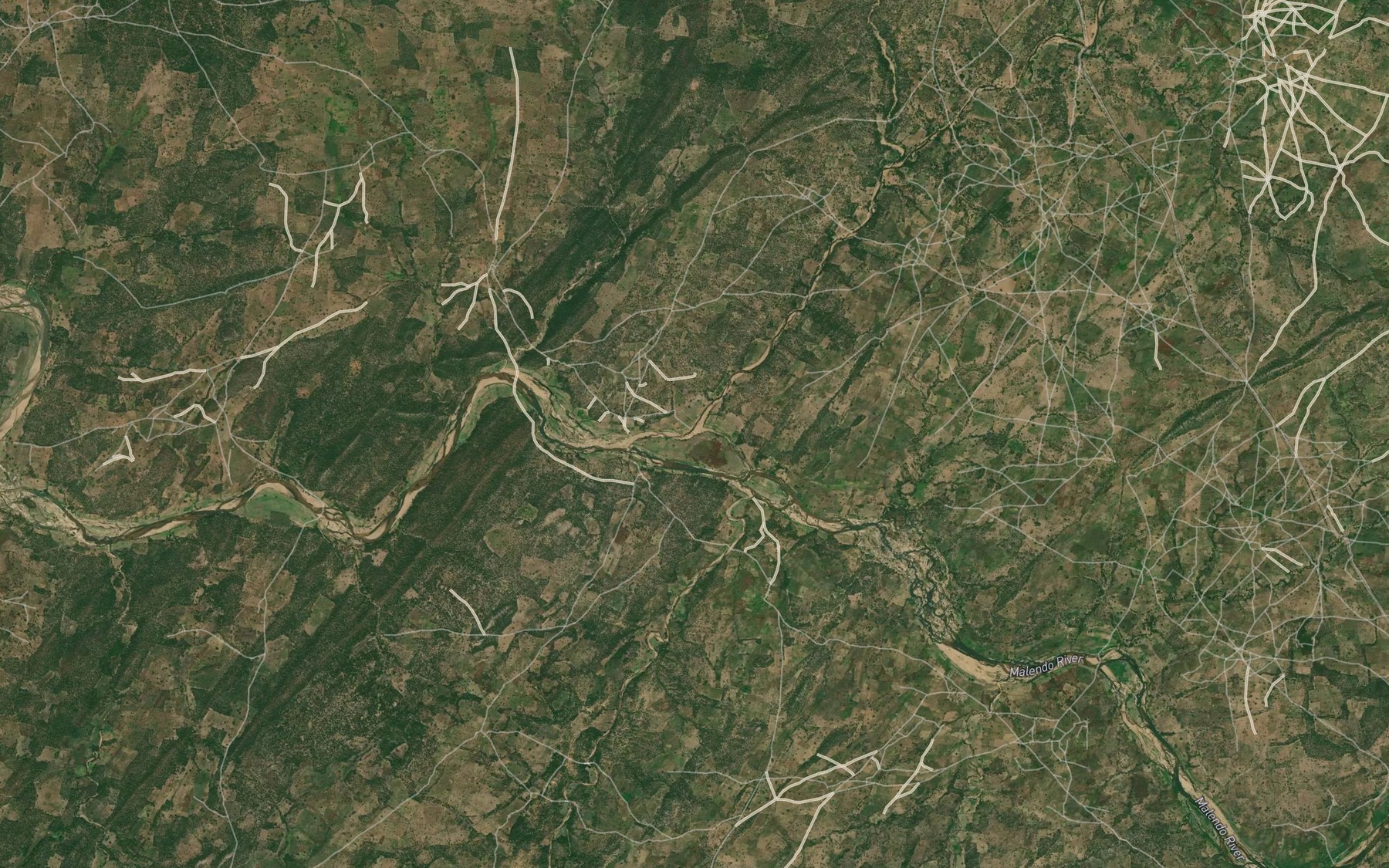 Satellite map of the Ifanna