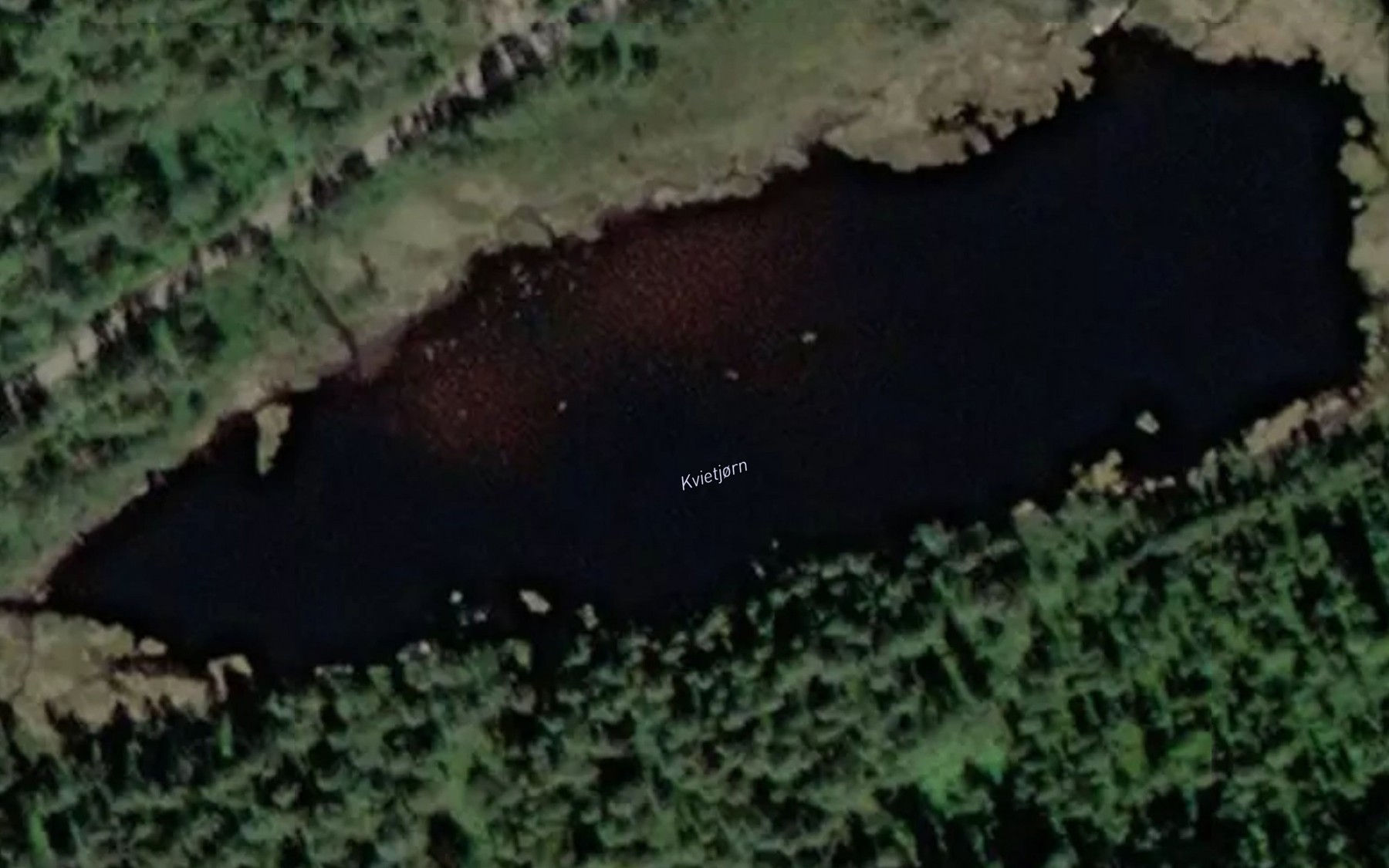 Satellite map of the Kvietjorn