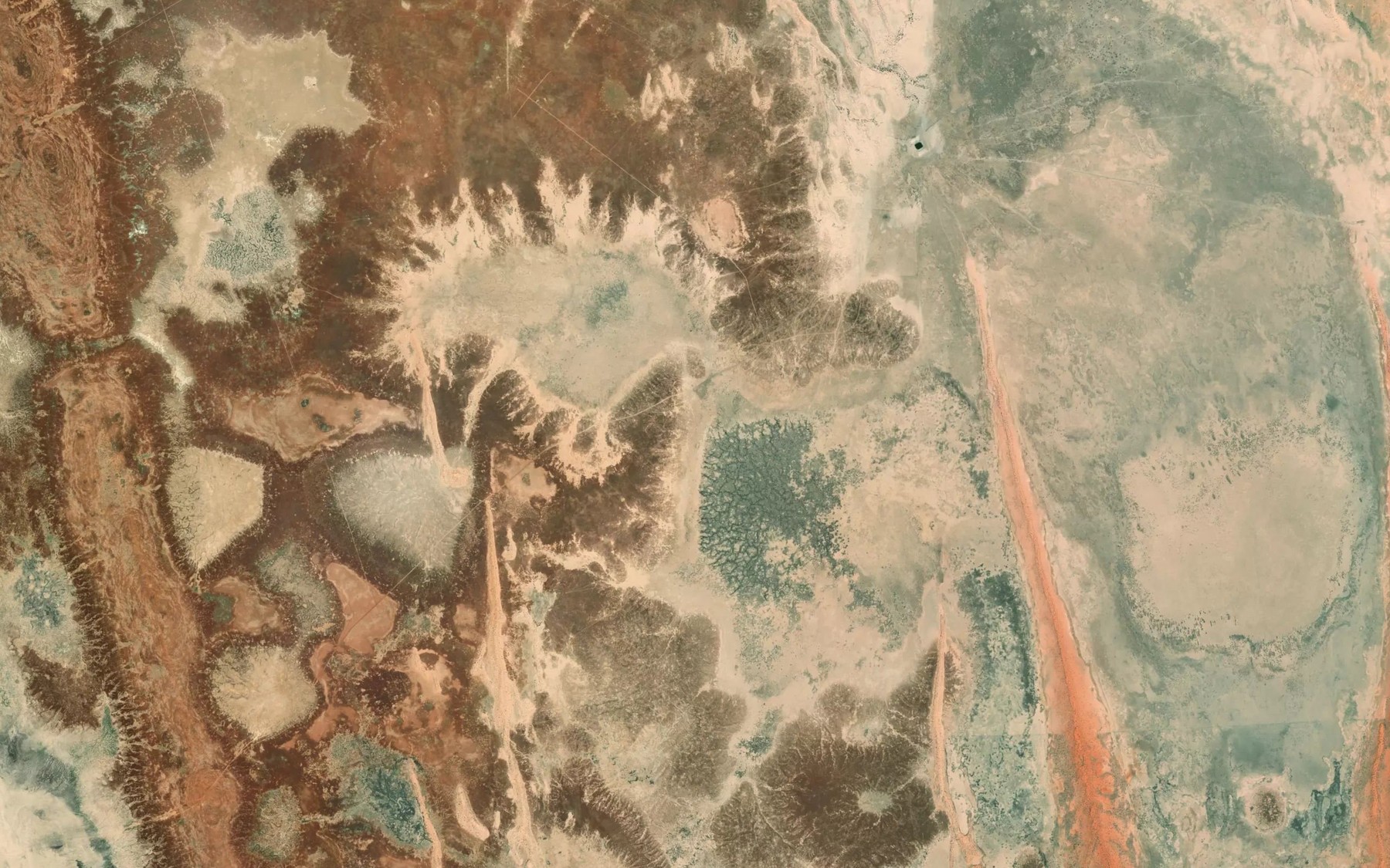 Satellite map of the Lake Piniewirrinna