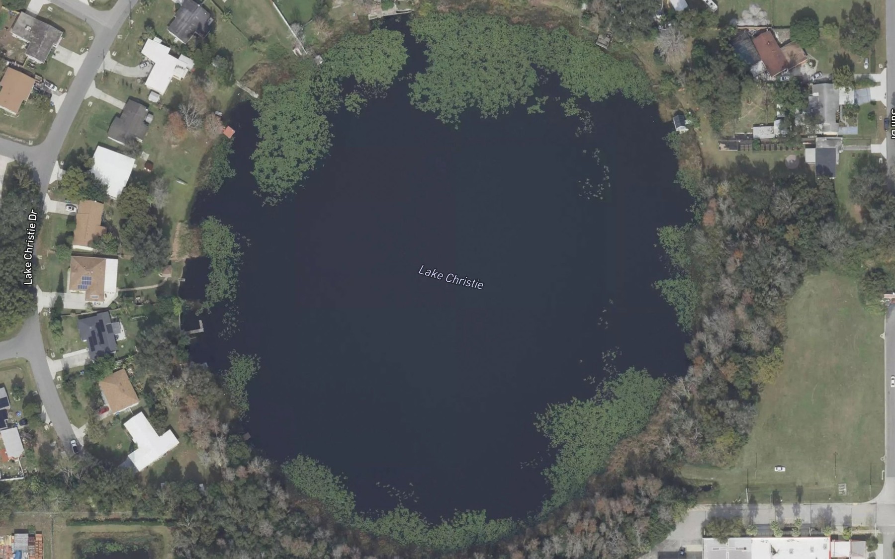 Satellite map of the Lake Roger