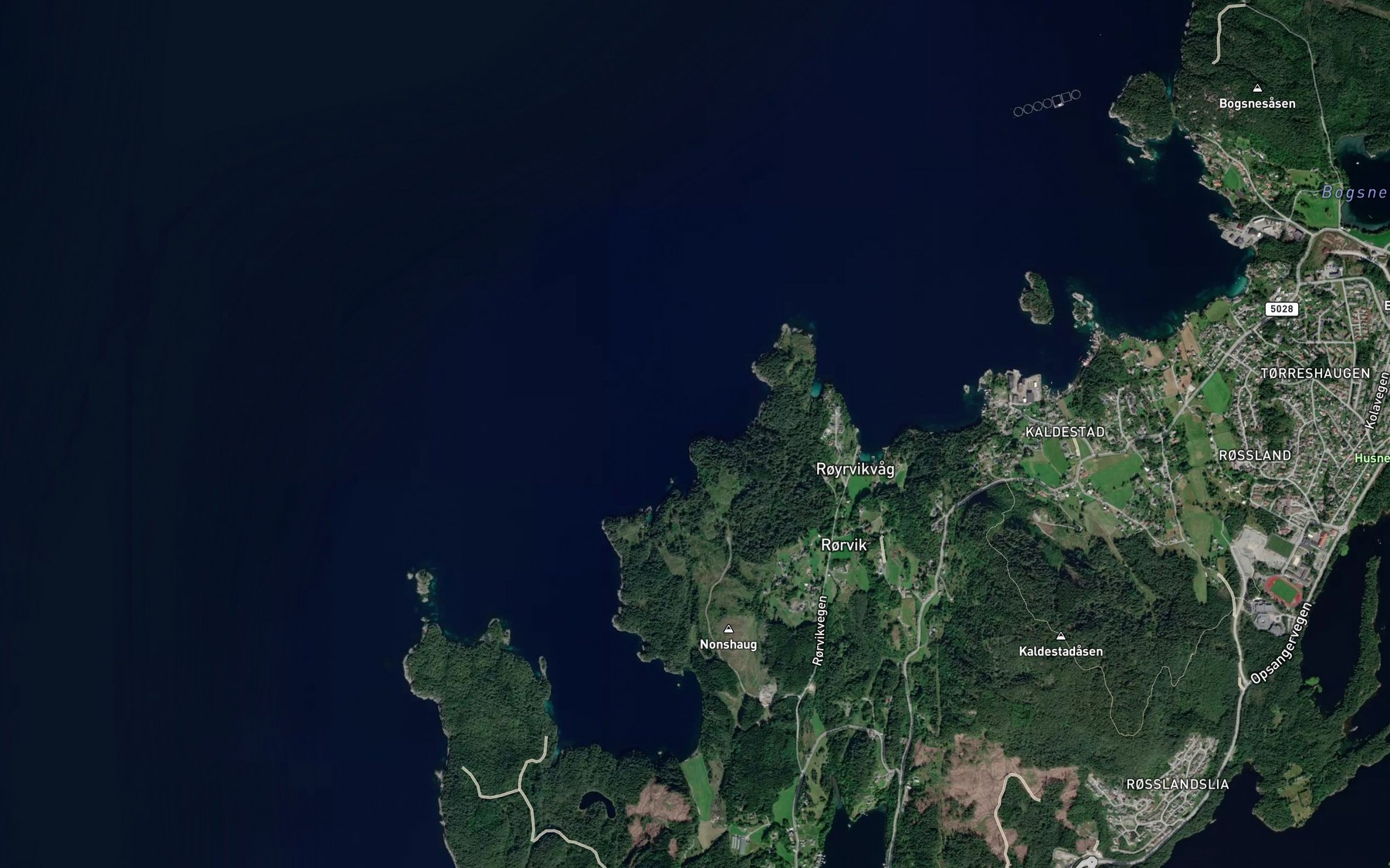 Satellite map of the Kuastoa