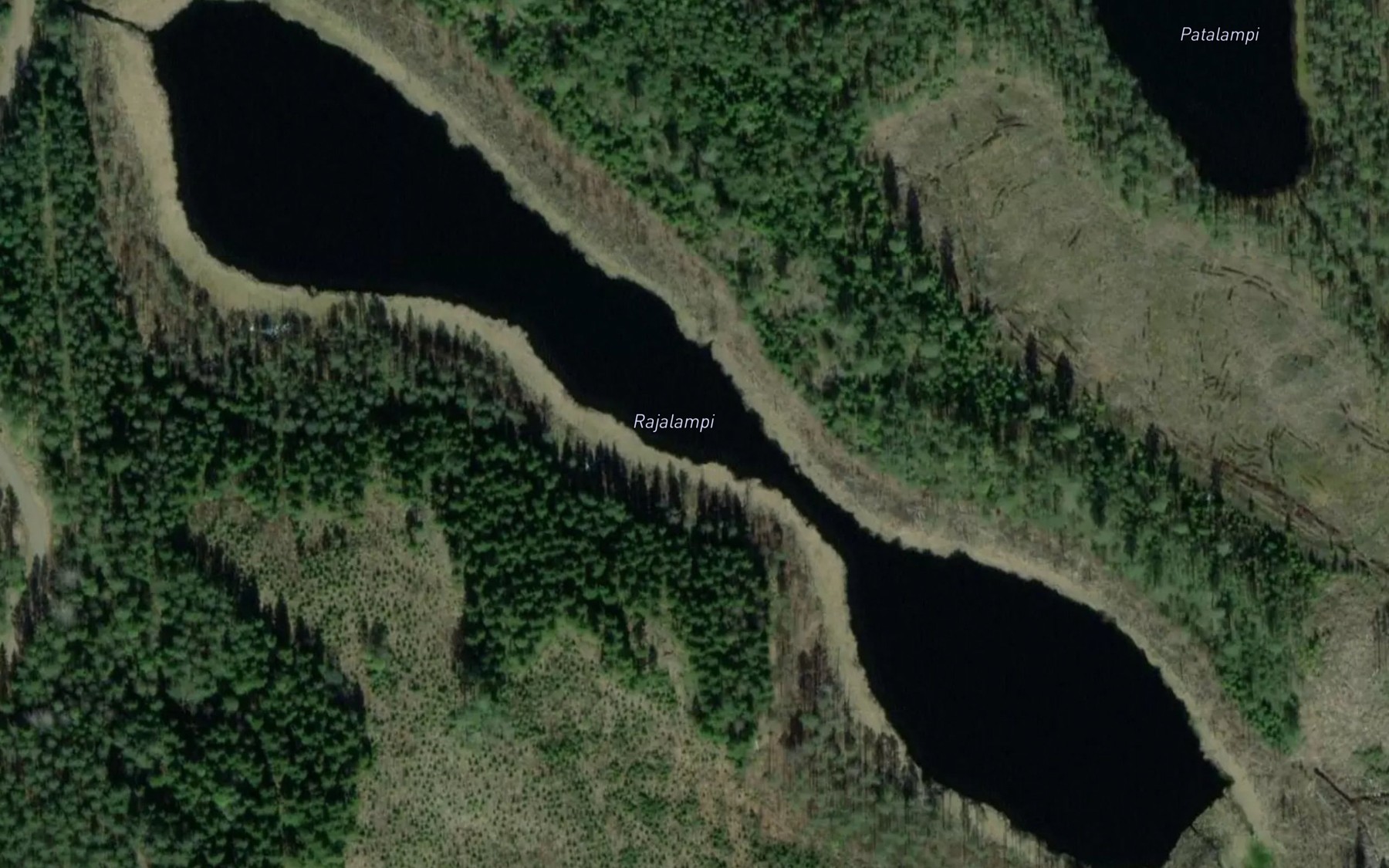 Satellite map of the Rajalampi