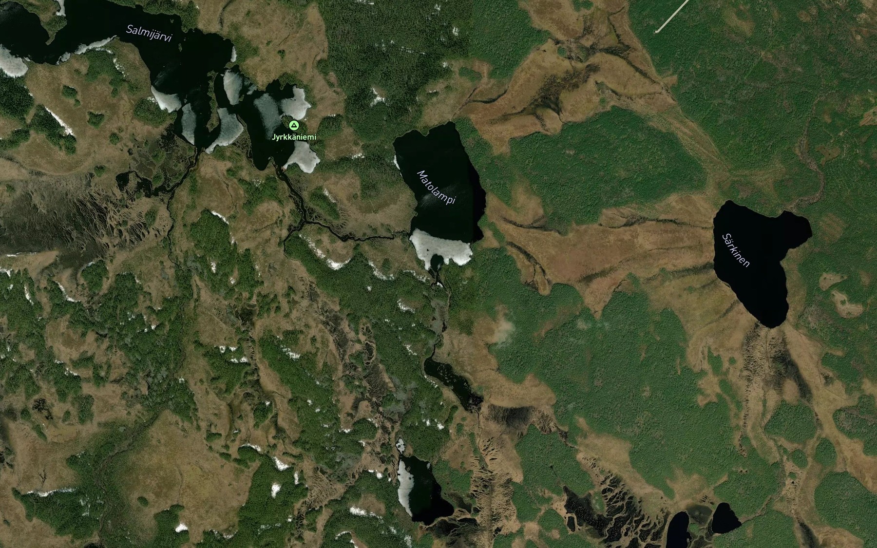 Satellite map of the Pajupuro