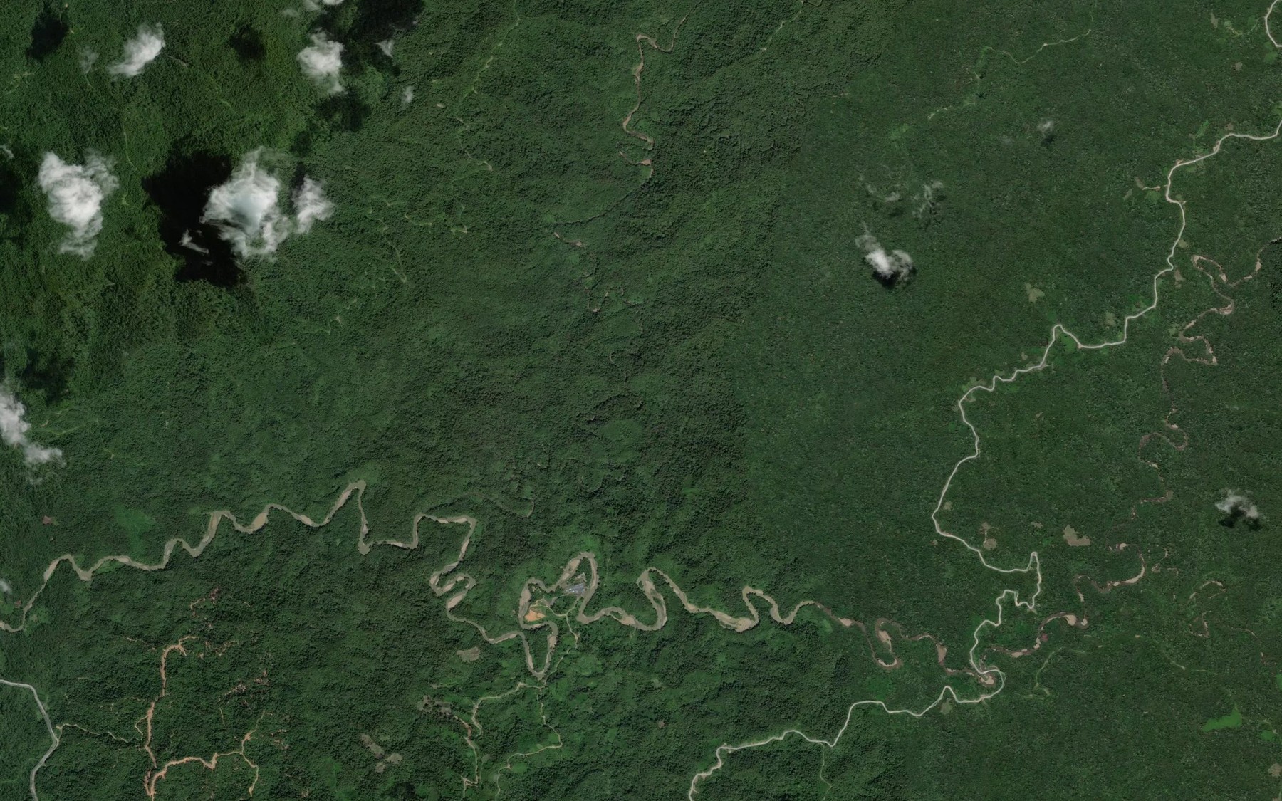 Satellite map of the Sungai Taha