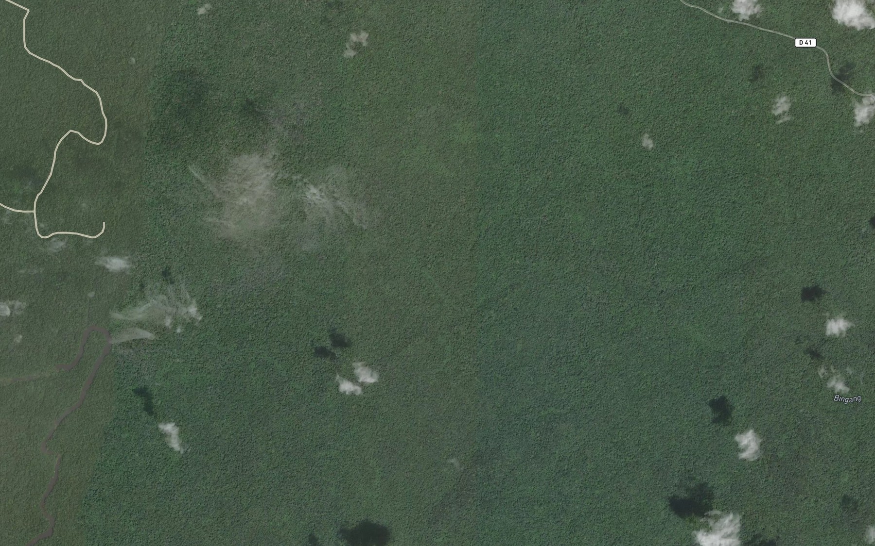 Satellite map of the Afan