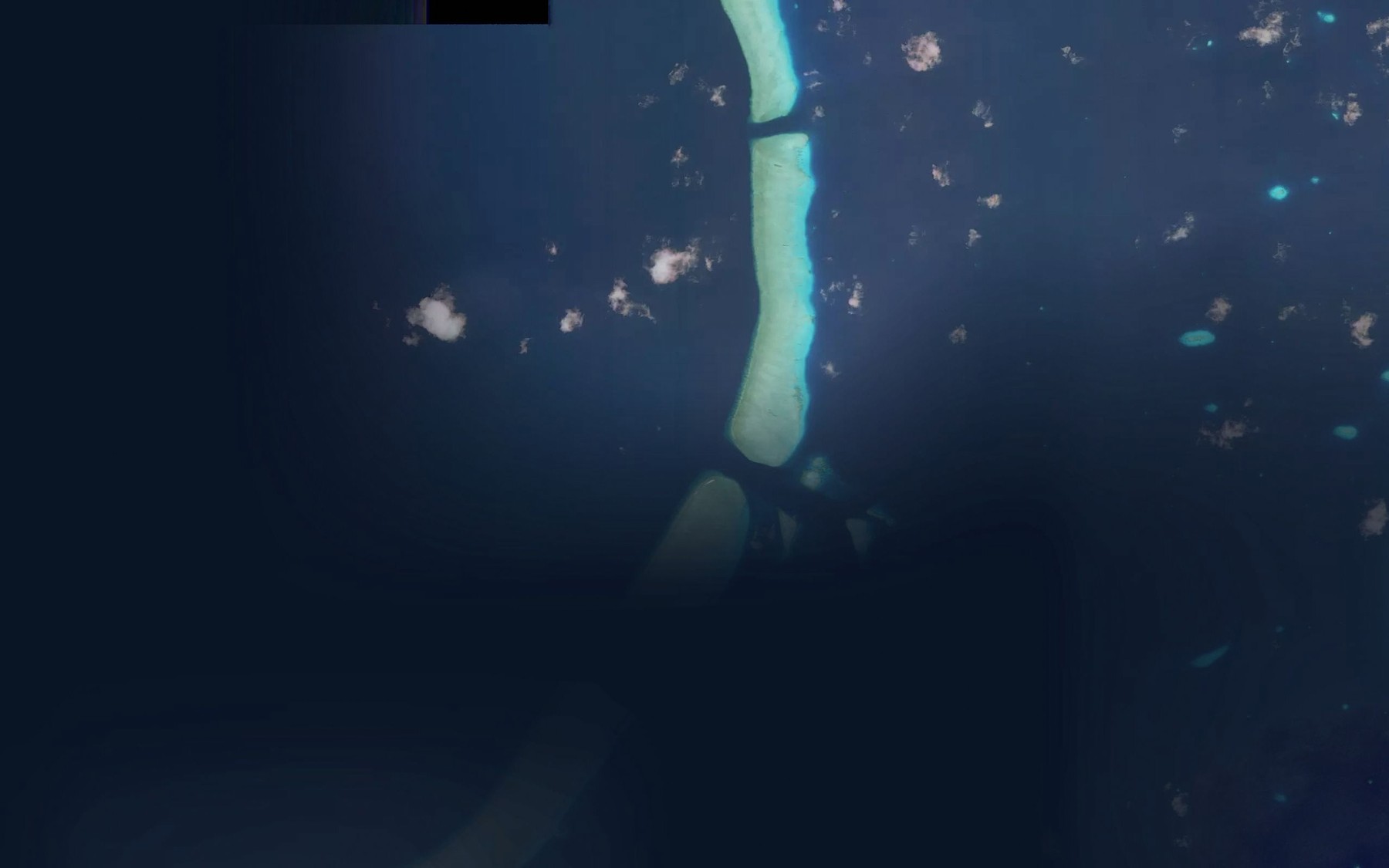 Satellite map of the Erappu Channel