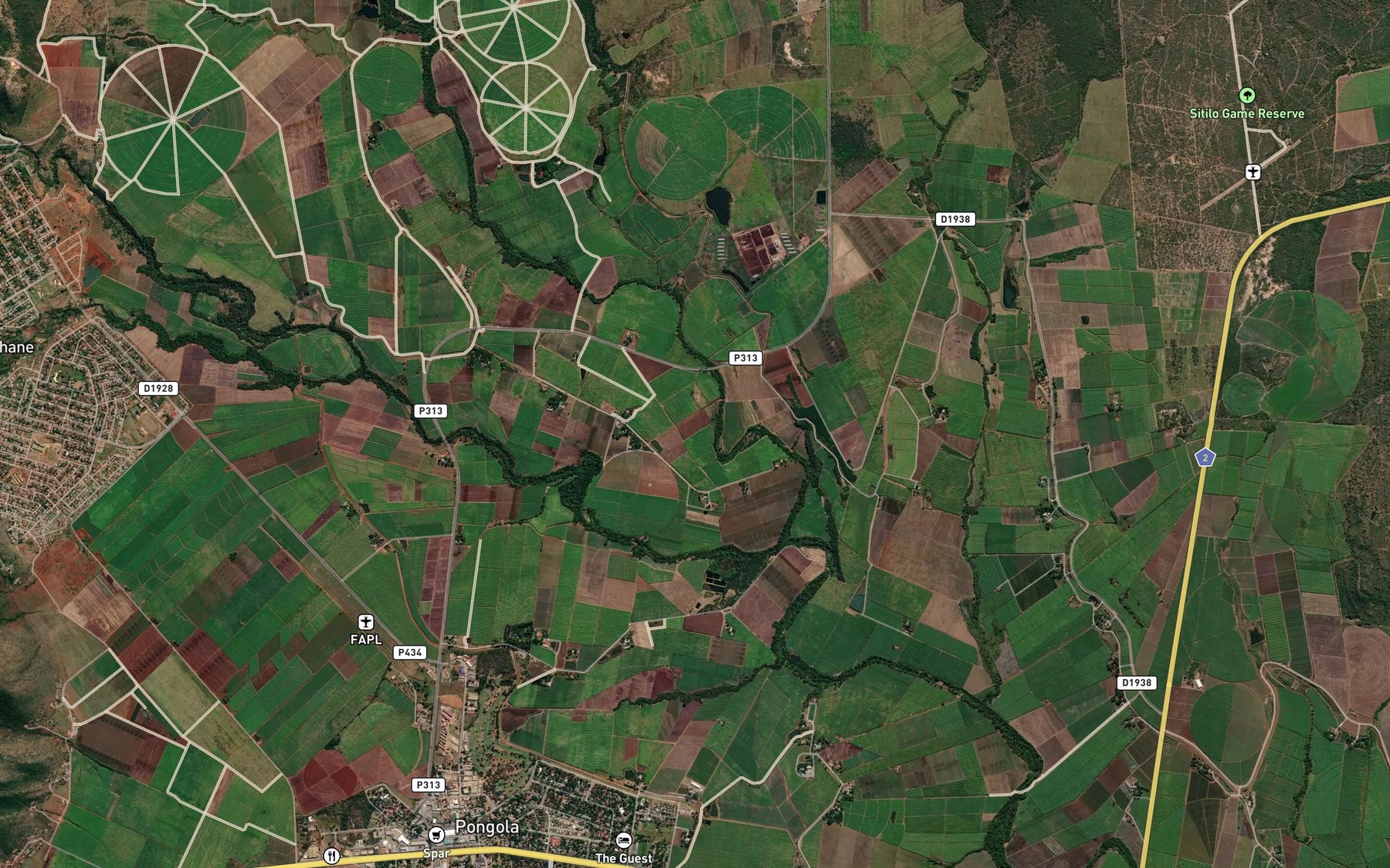Satellite map of the Nootjane