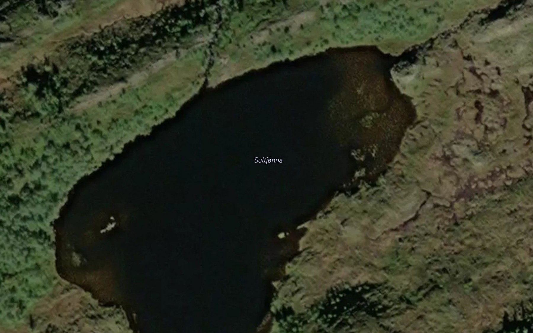 Satellite map of the Sultjorna