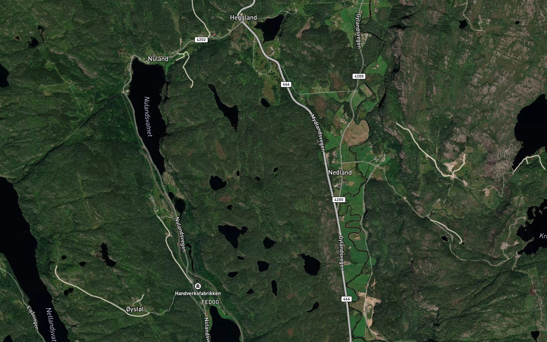 Satellite map of the Heptetjodn