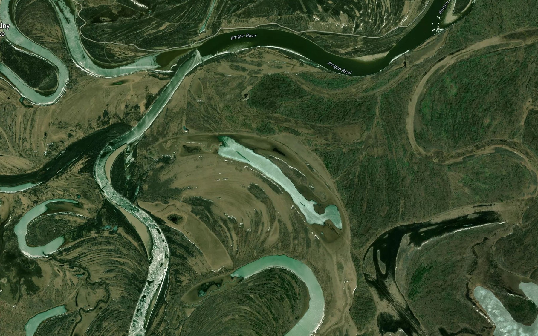 Satellite map of the Ozero Kotelkovskoye