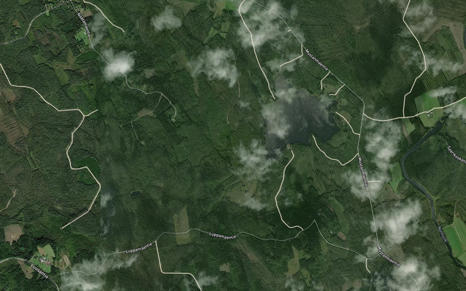 Satellite map of the Kettujarvi