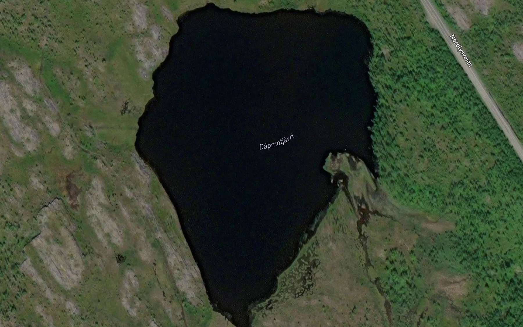 Satellite map of the Dapmotlattu
