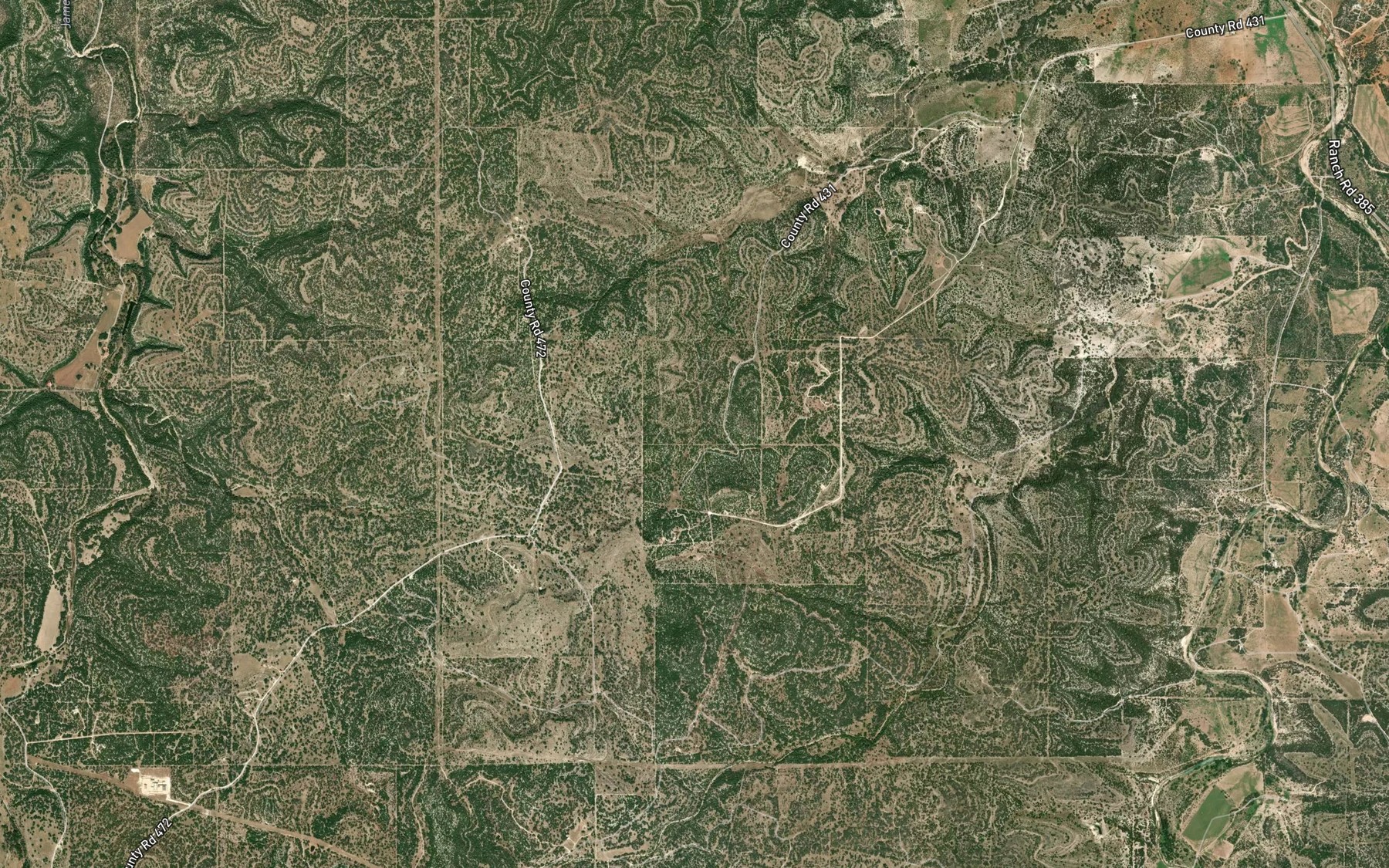 Satellite map of the Walker Spring