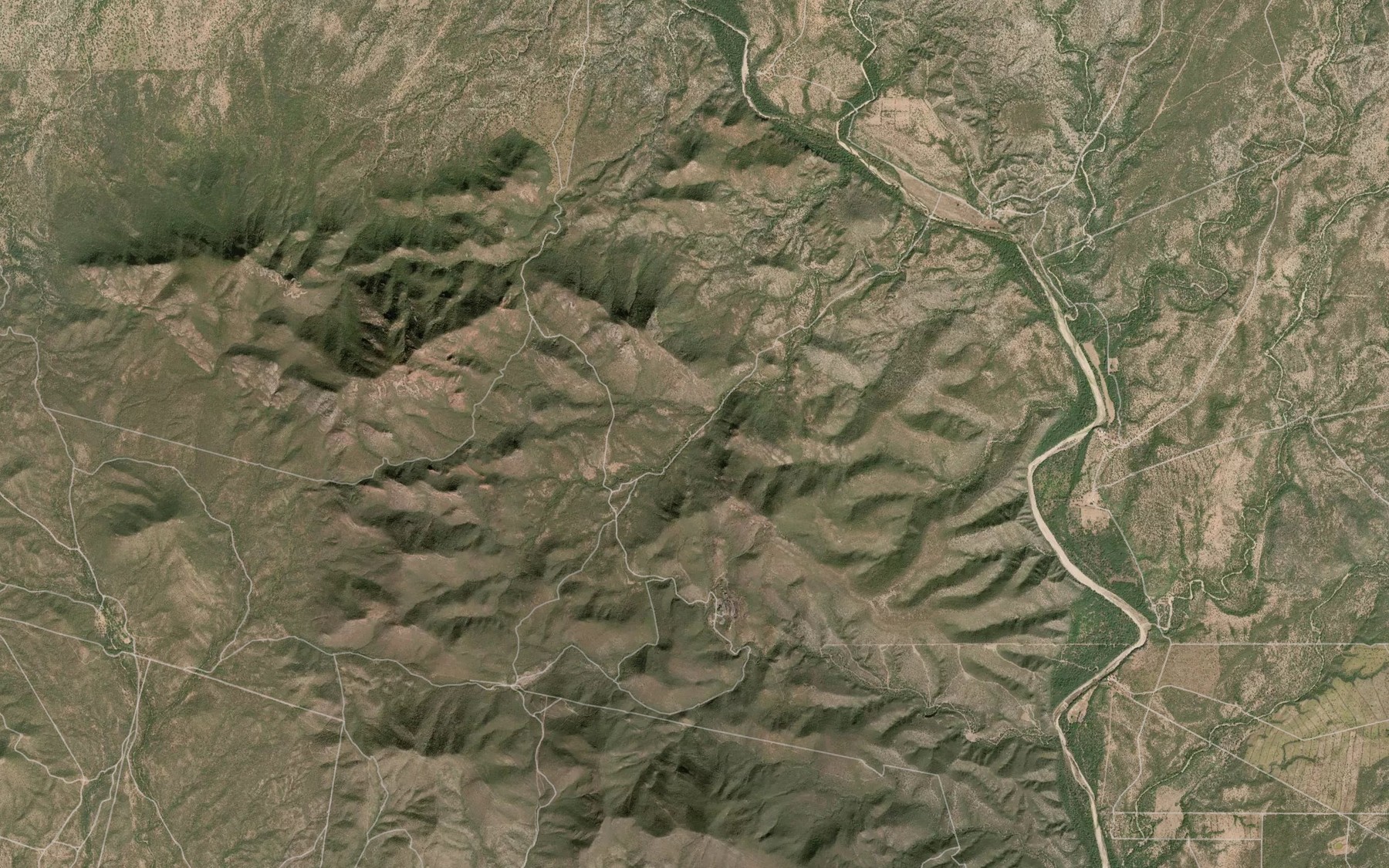 Satellite map of the Canada La Ventana