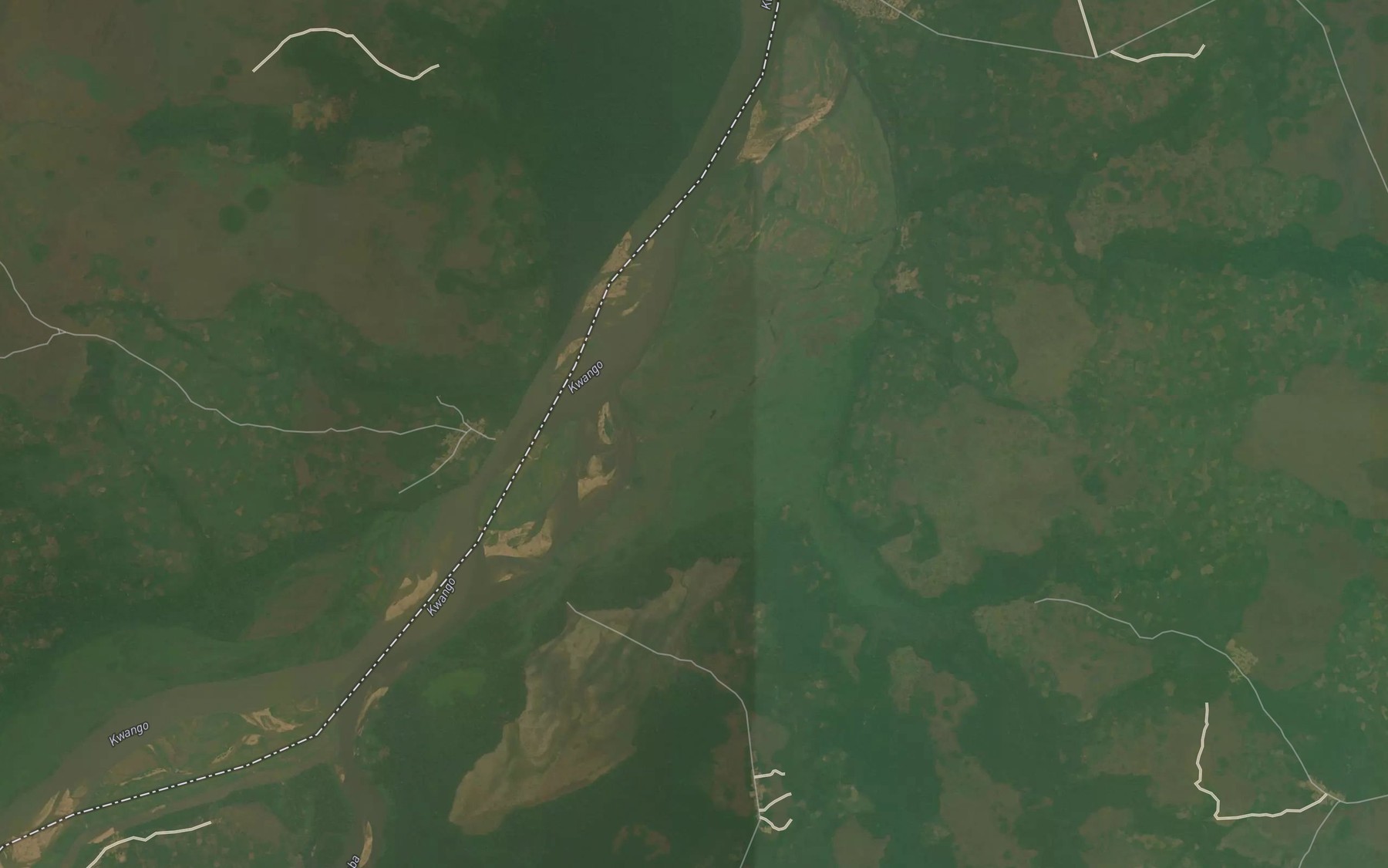 Satellite map of the Lusoni