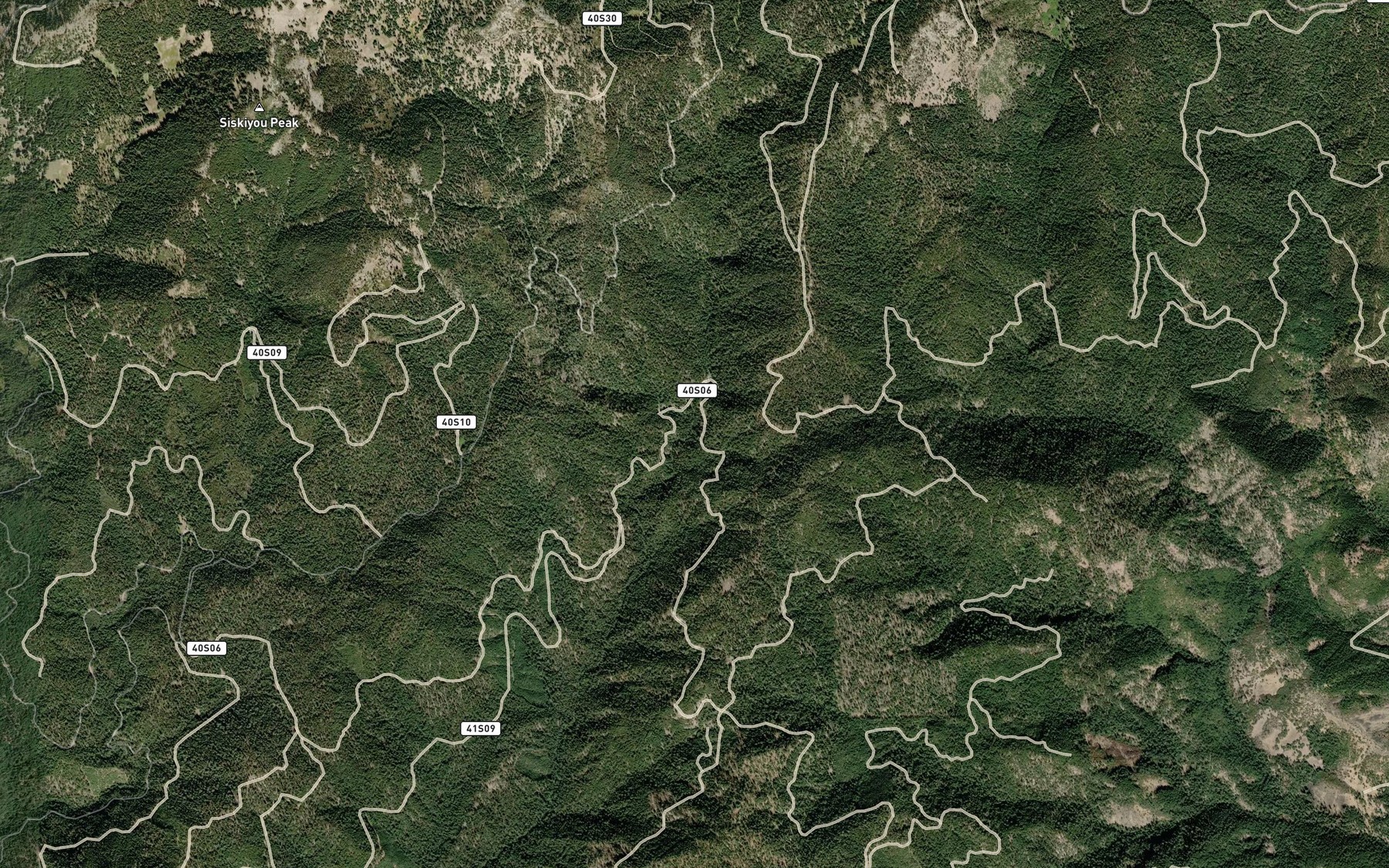 Satellite map of the West Fork Grouse Creek