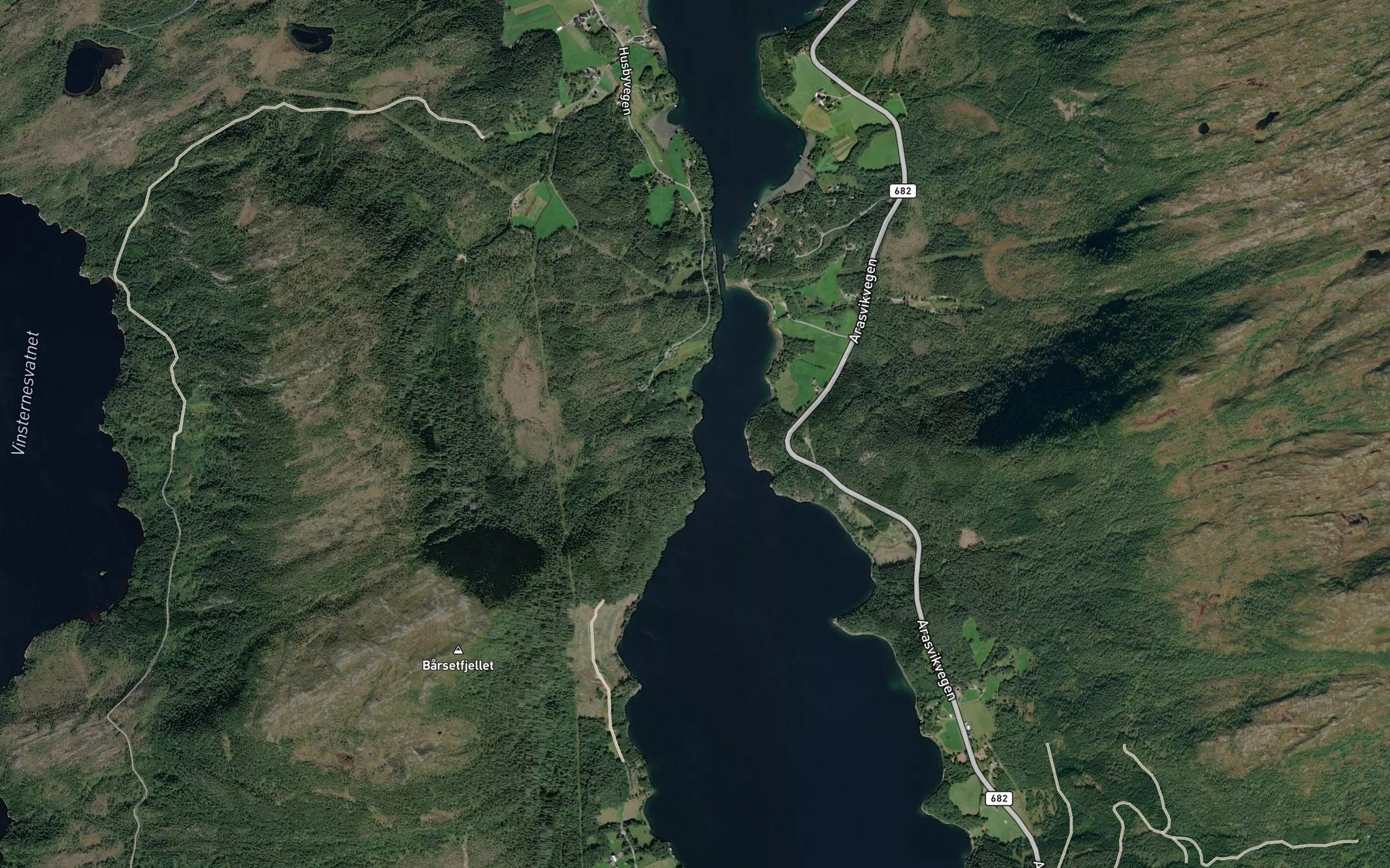 Satellite map of the Innervika