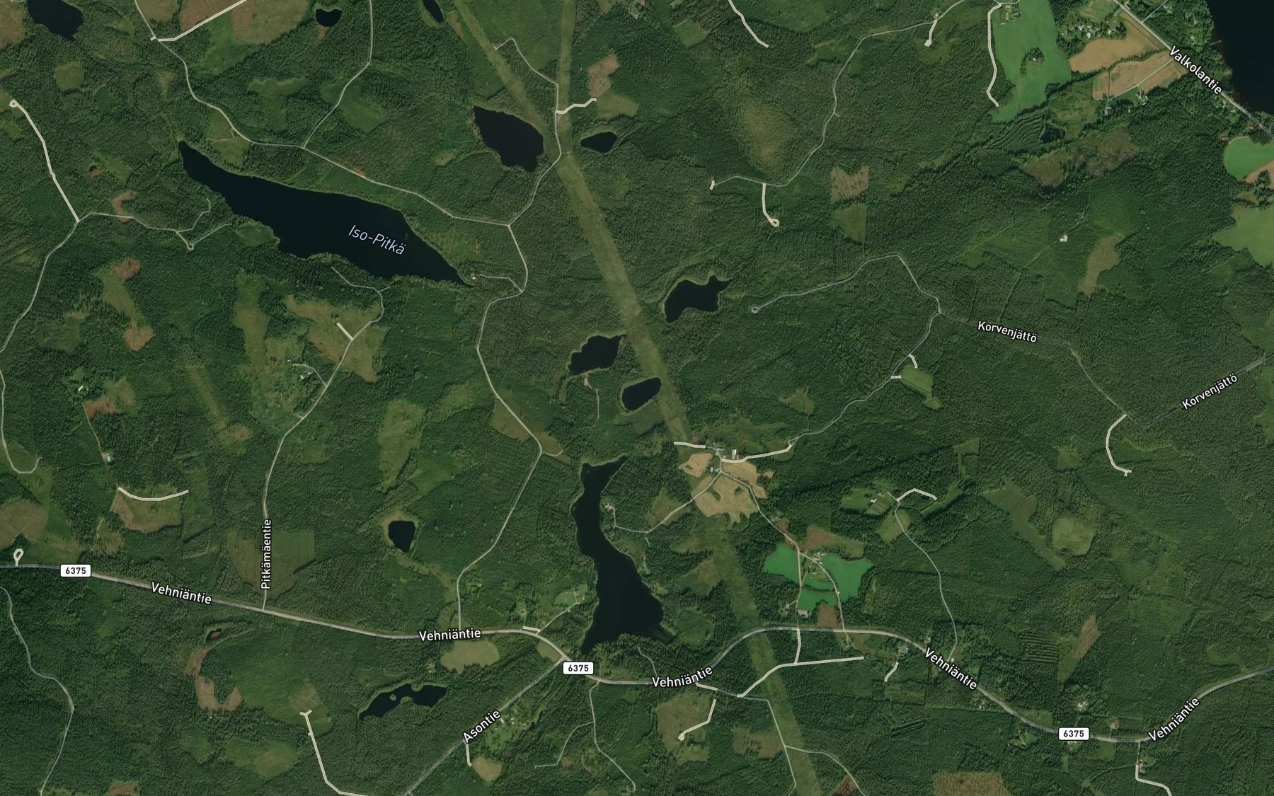 Satellite map of the Peuralampi
