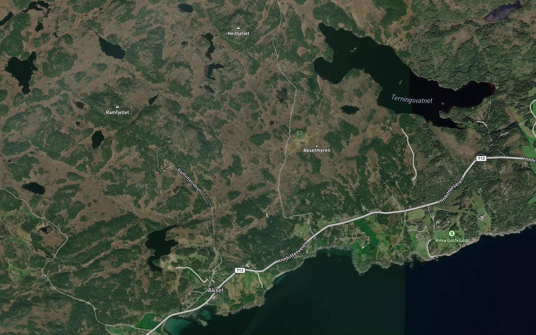 Satellite map of the Stormyrbekken