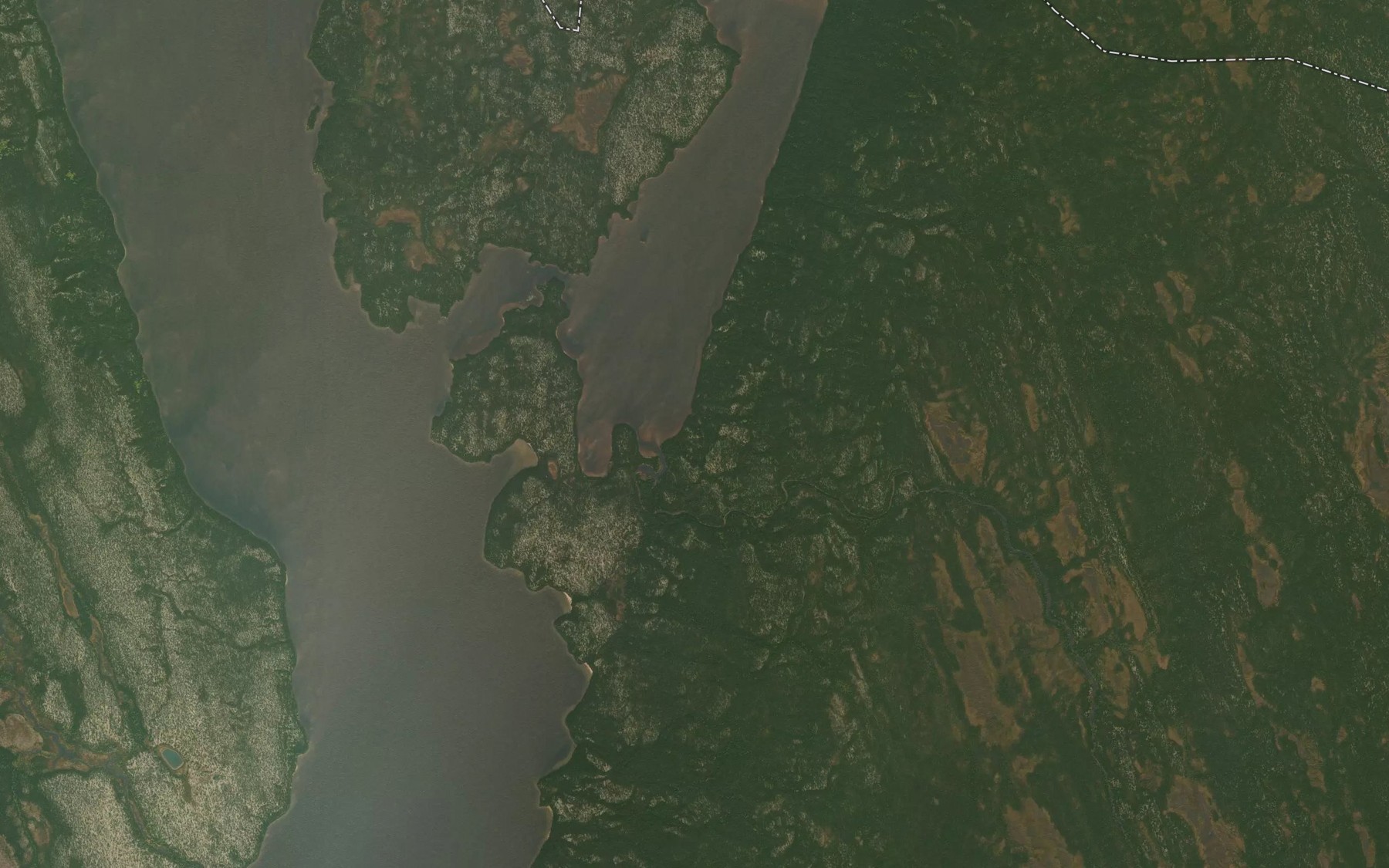 Satellite map of the Riviere de la Vieille Glace