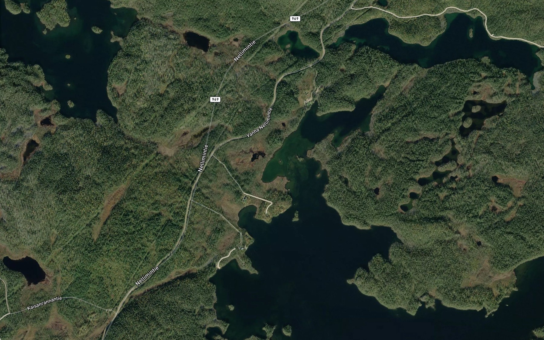 Satellite map of the Ahvenlahti