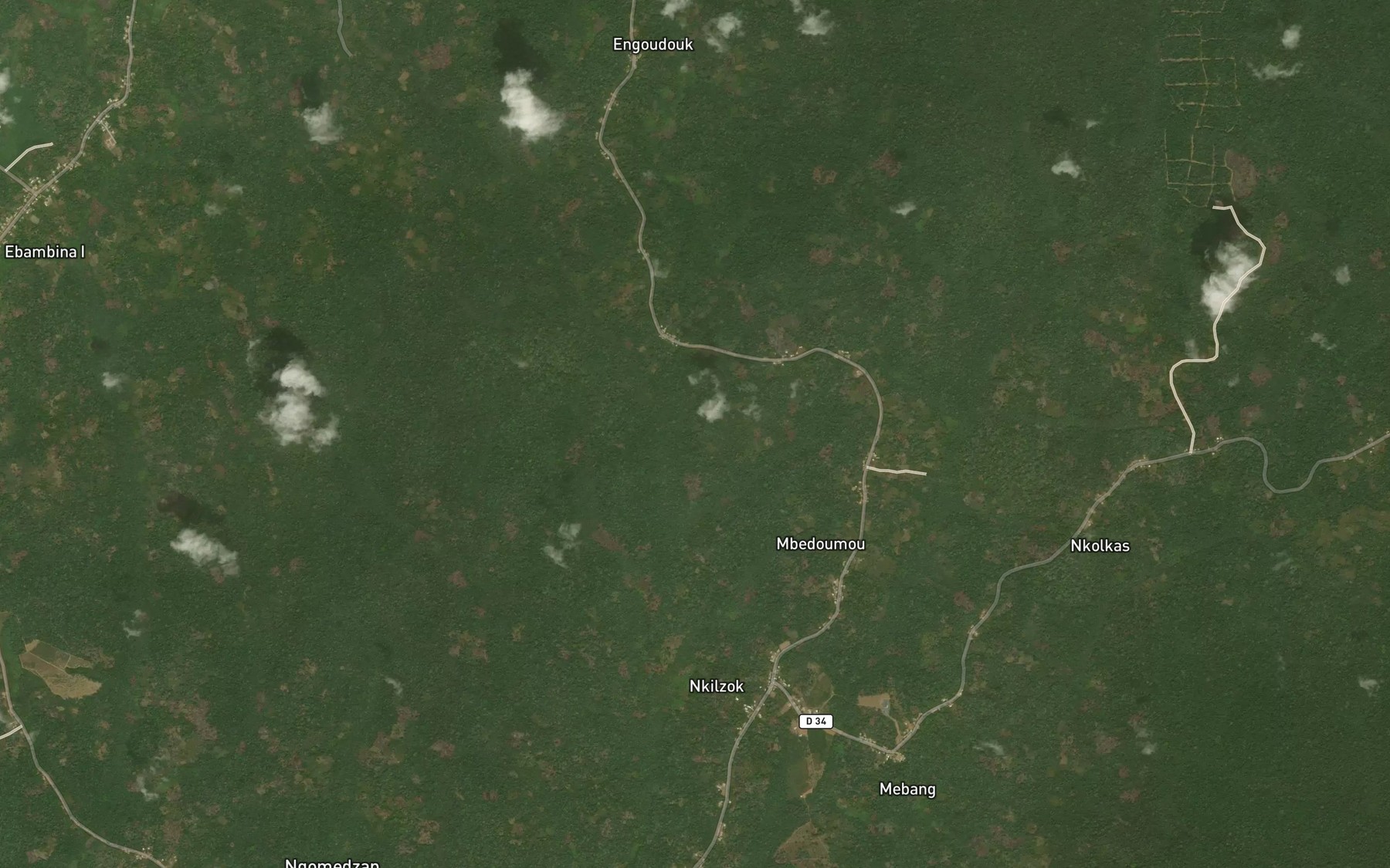 Satellite map of the Ndi