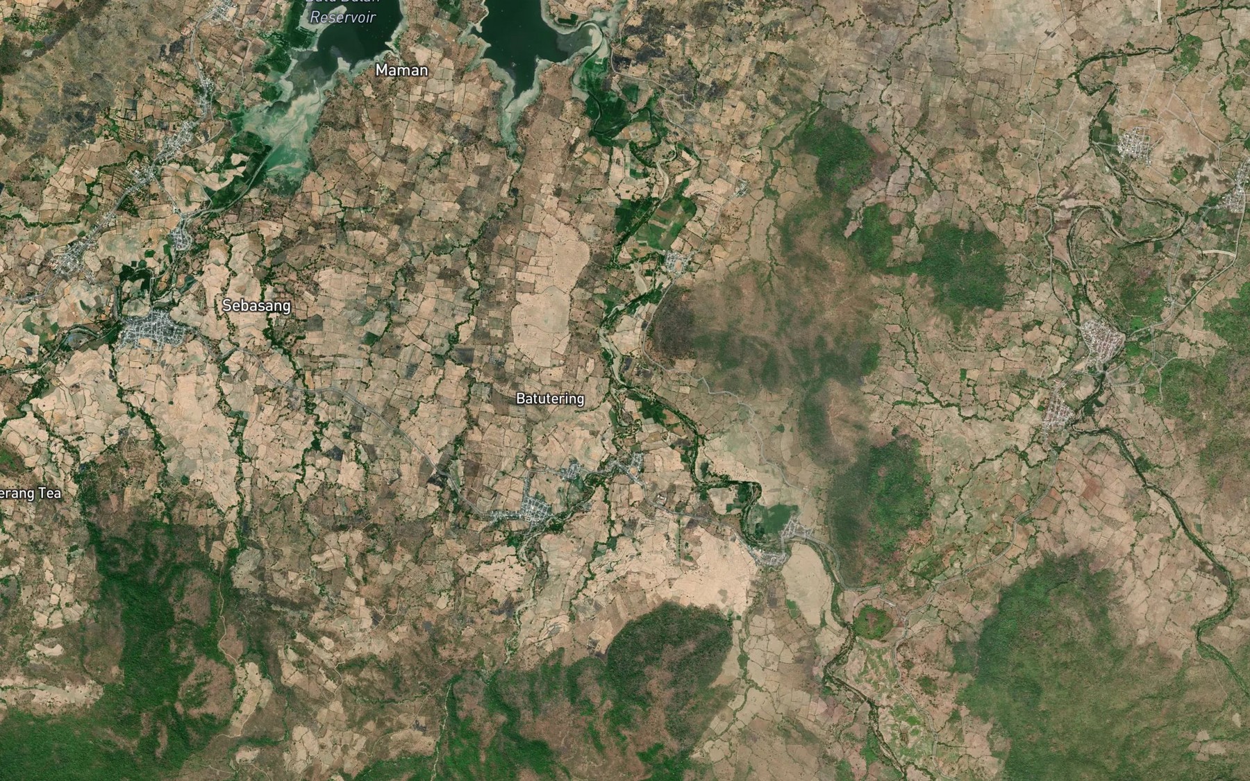 Satellite map of the Kokar Melung