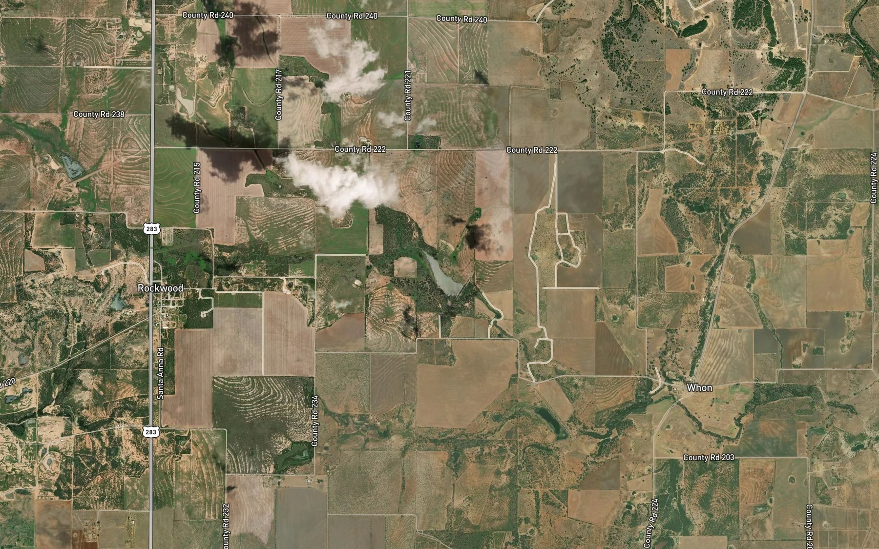 Satellite map of the Soil Conservation Service Site 21 Reservoir