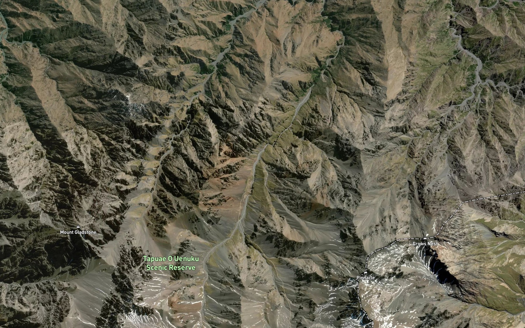 Satellite map of the Gut Stream