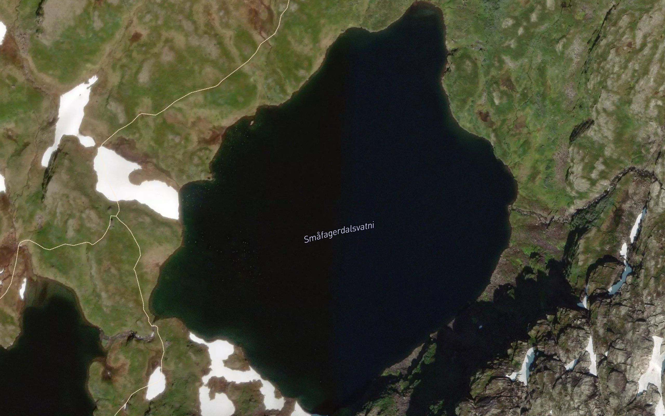 Smafagerdalsvatni