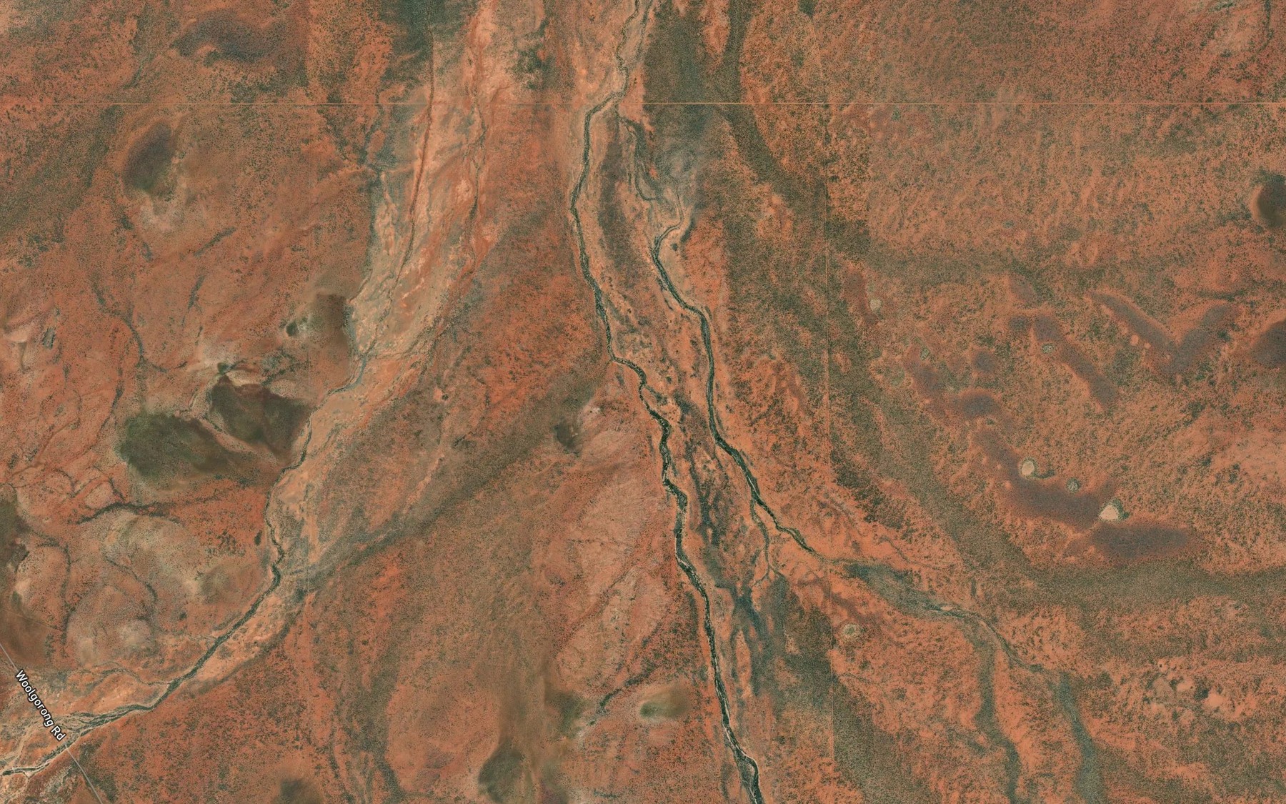 Satellite map of the Biggearra Spring