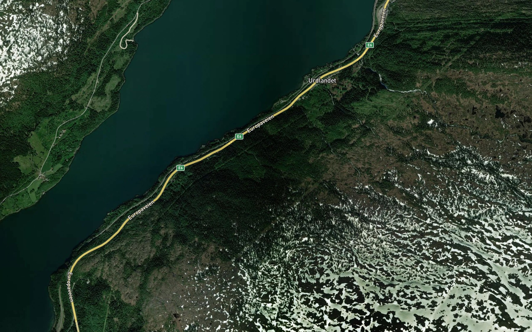 Satellite map of the Midtengsbekken
